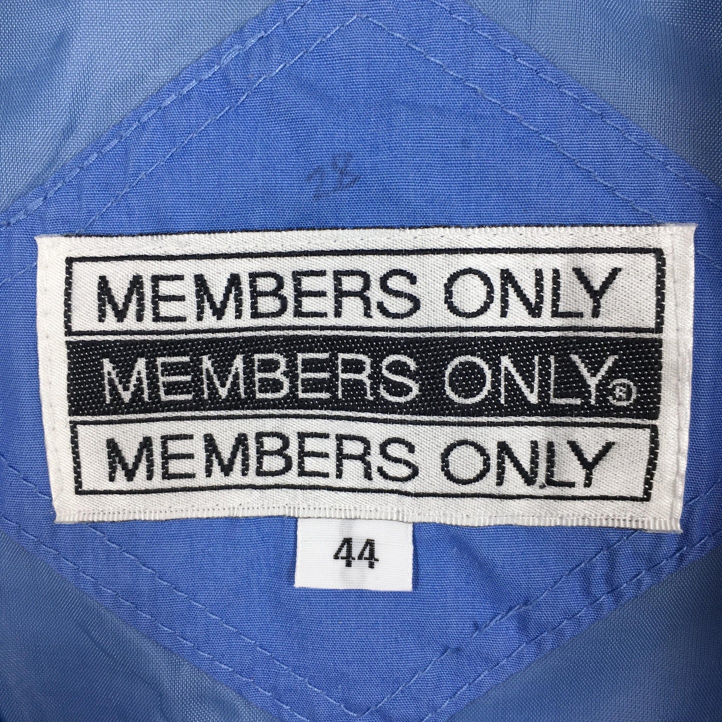 Members Only Harrington Blue Jacket XLarge