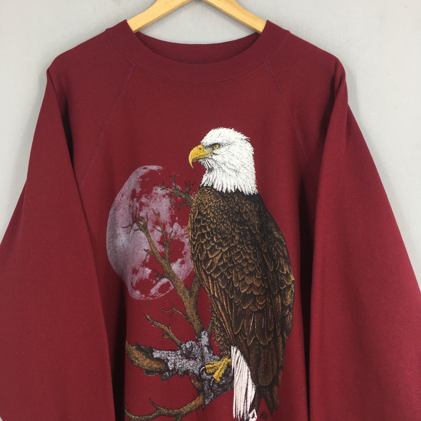 Eagles Animal Red Sweatshirt 3XLarge