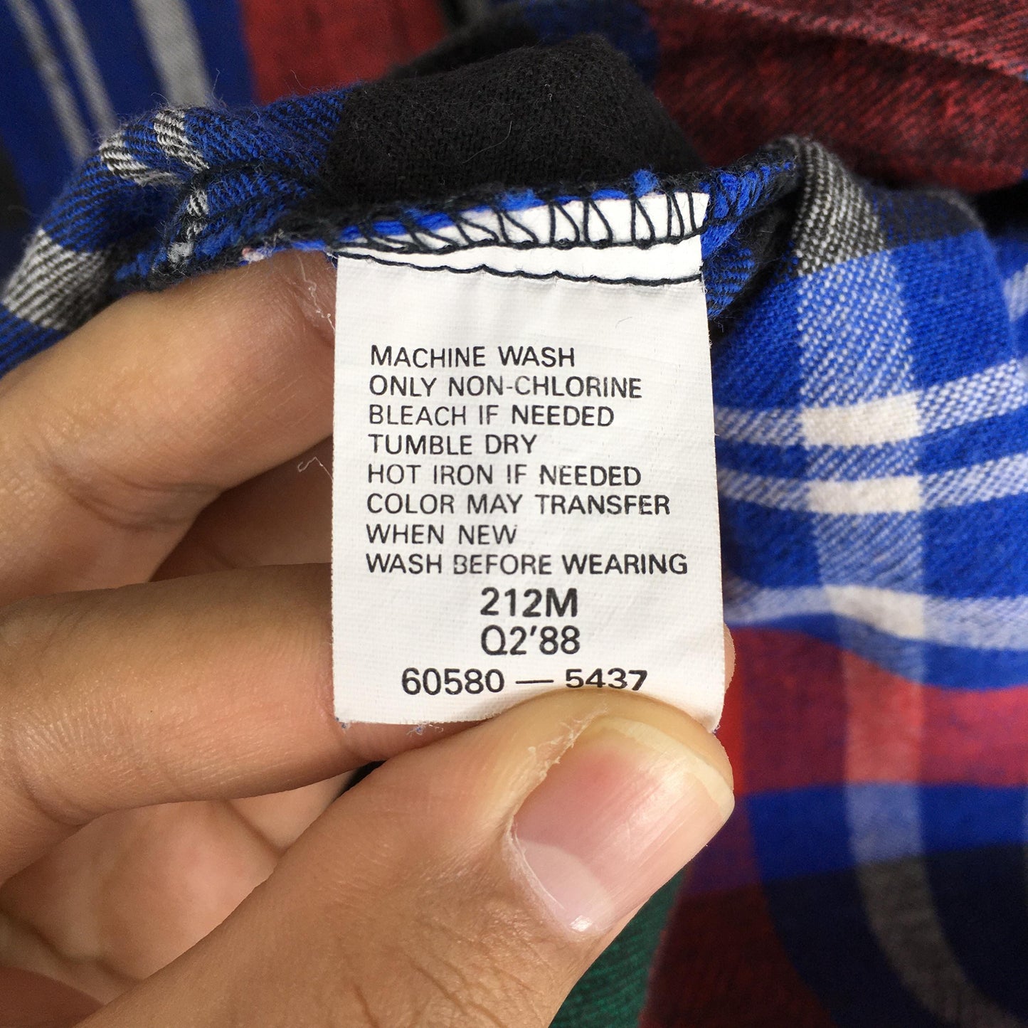 Levis Strauss Checkered Flannel Shirt Medium