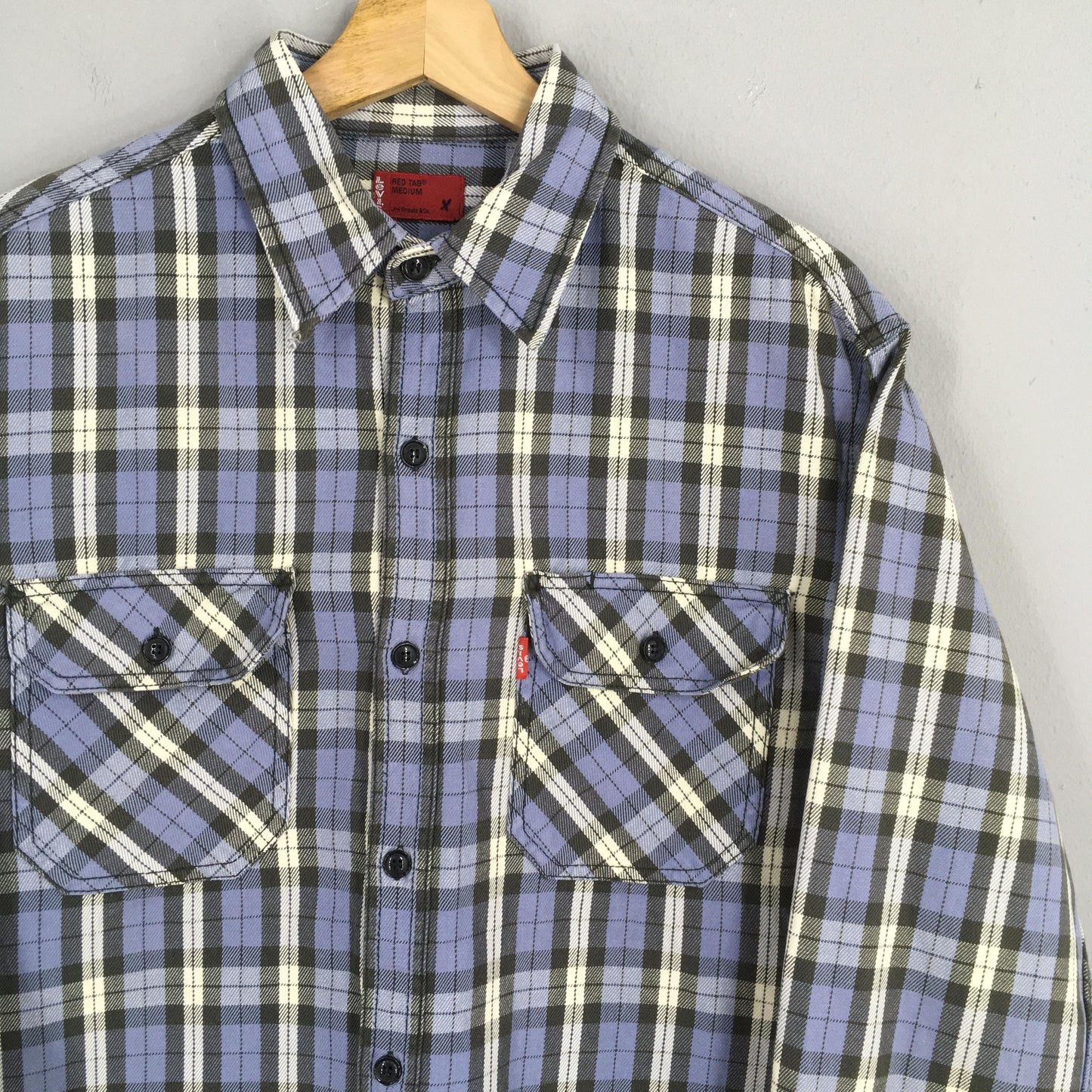 Levis Strauss Checkered Shirt Medium