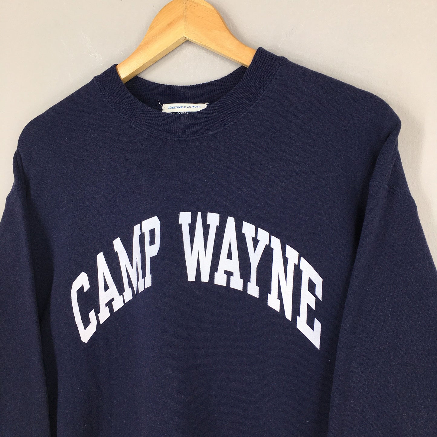 Camp Wayne Blue Sweatshirt Medium