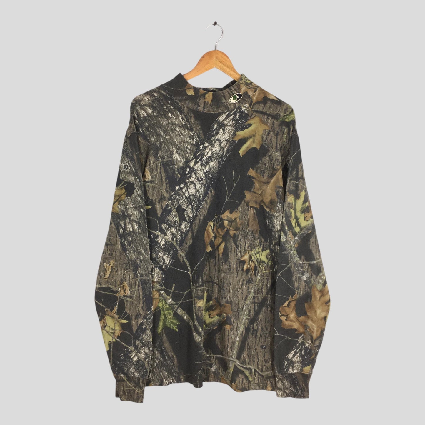 Mossy Oak Tree Camo Turtleneck Shirt XLarge