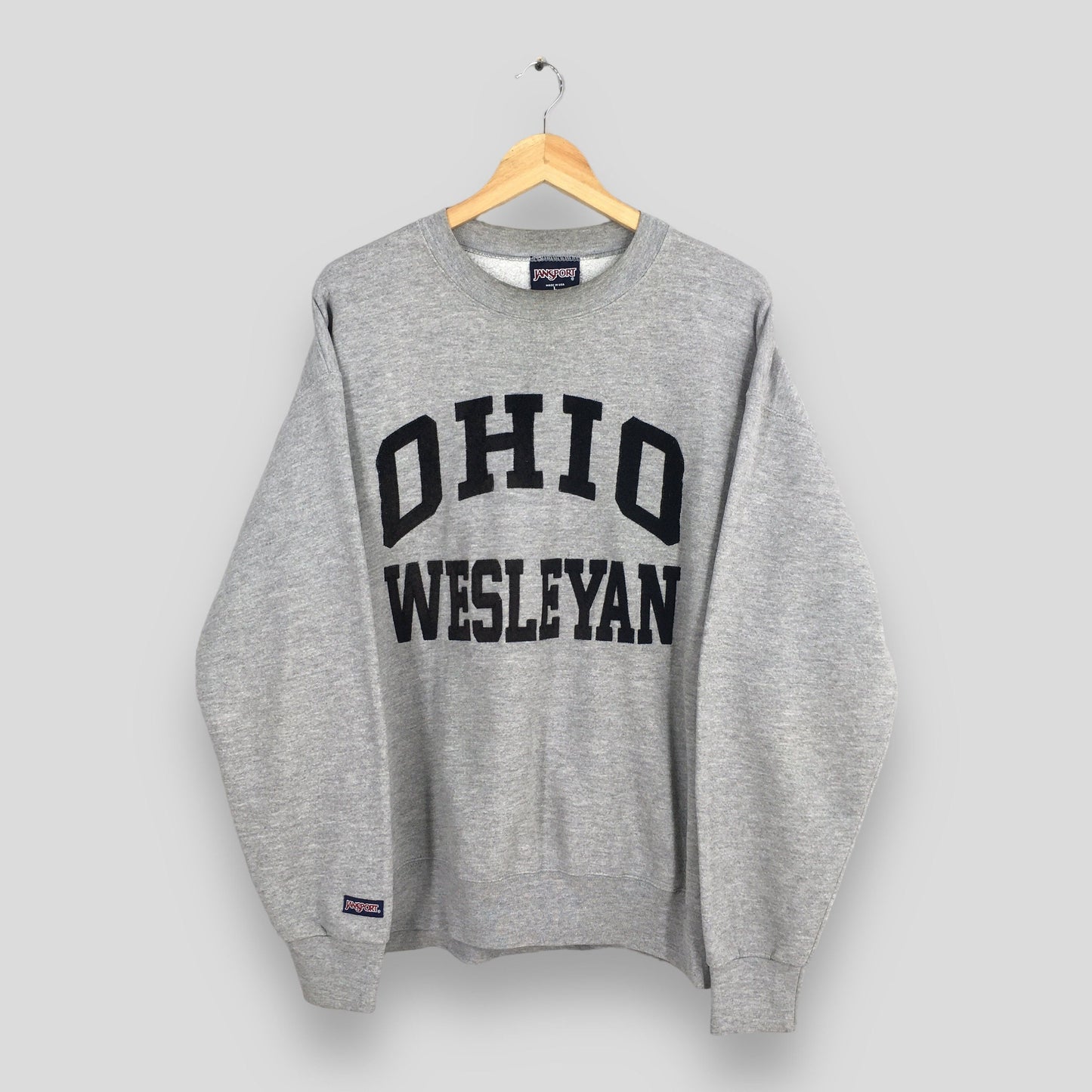 Ohio Wesleyan University OWU Gray Sweatshirt Large