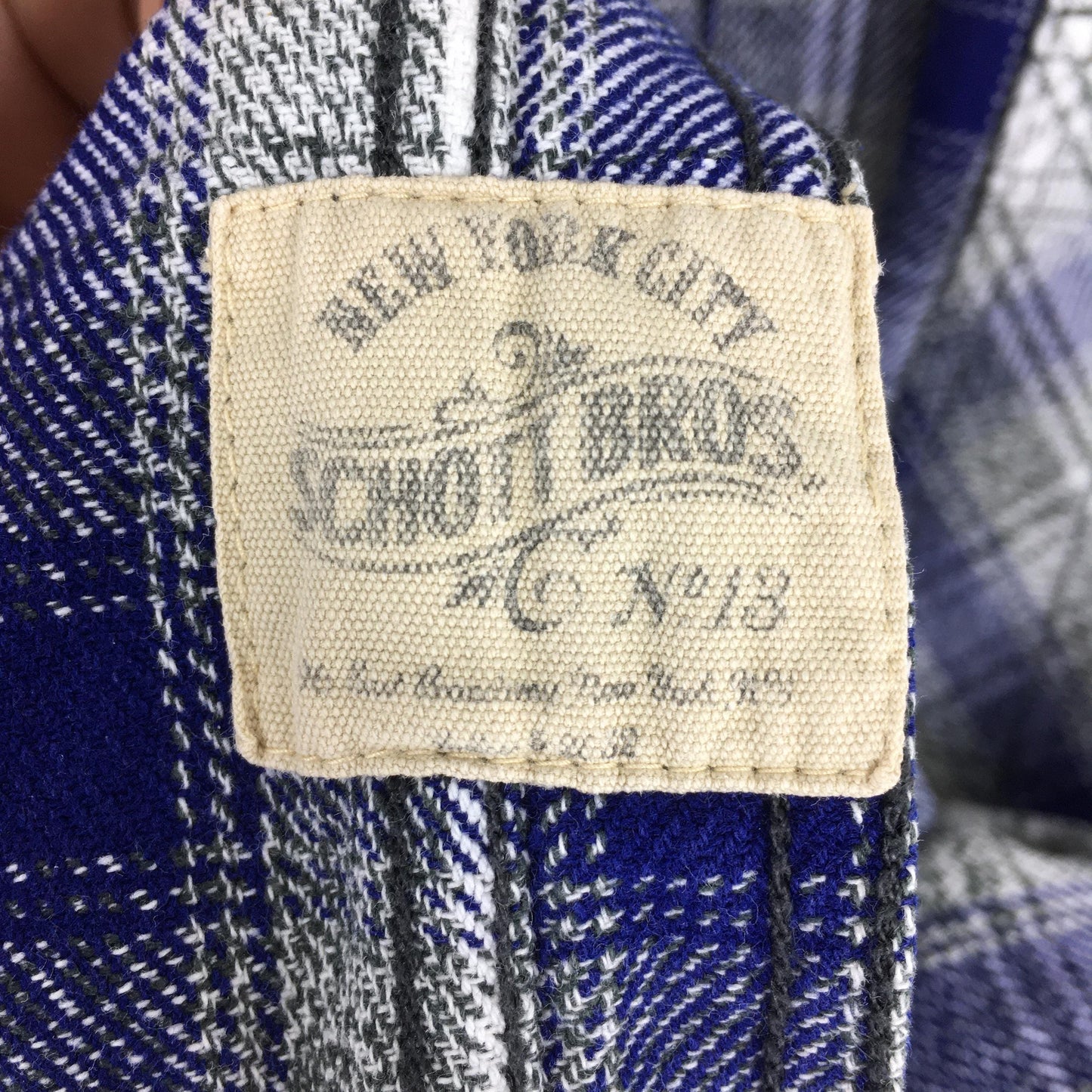 Rancher Schott Plaid Shadow Flannel Large