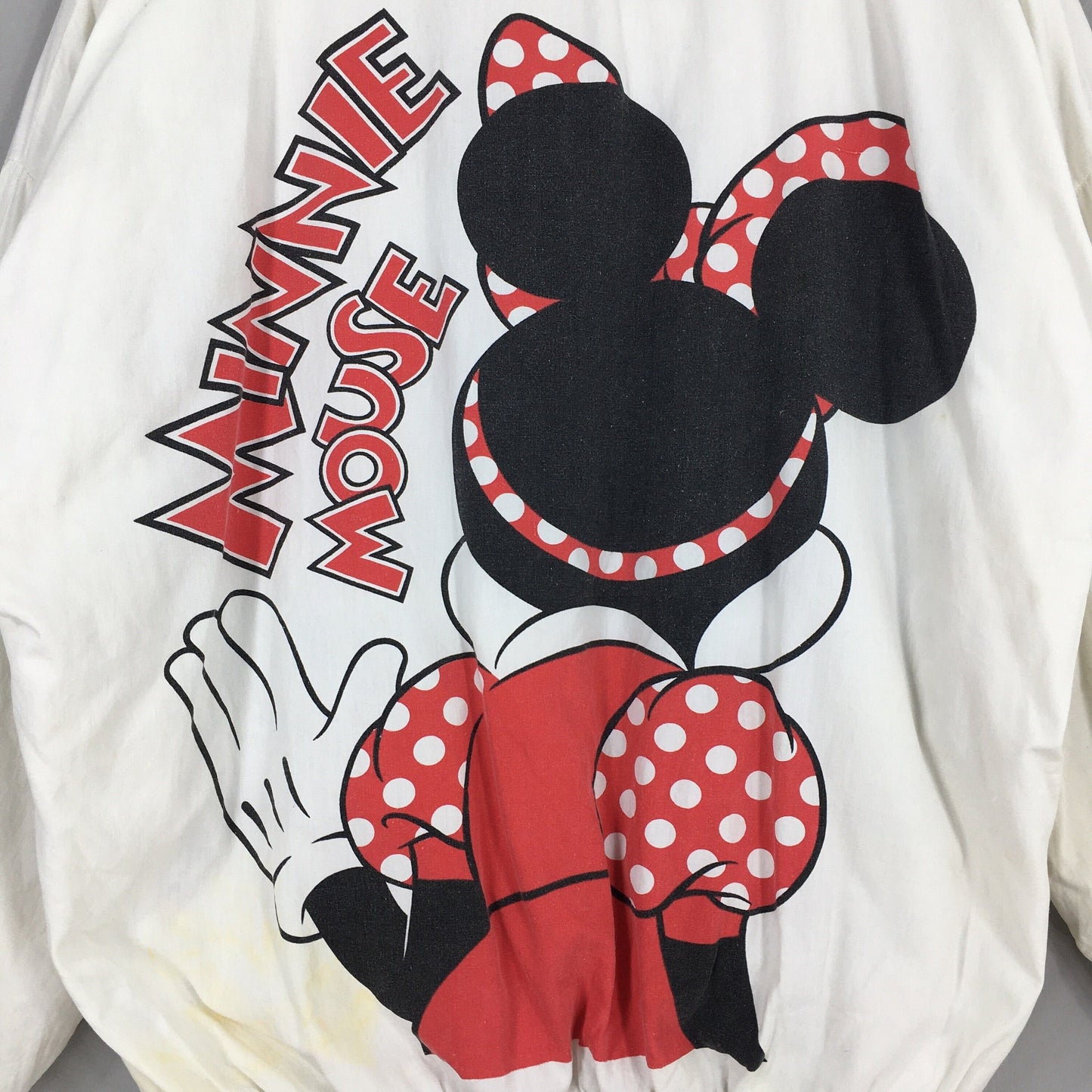 Minnie Mouse White Sweatshirt XLarge