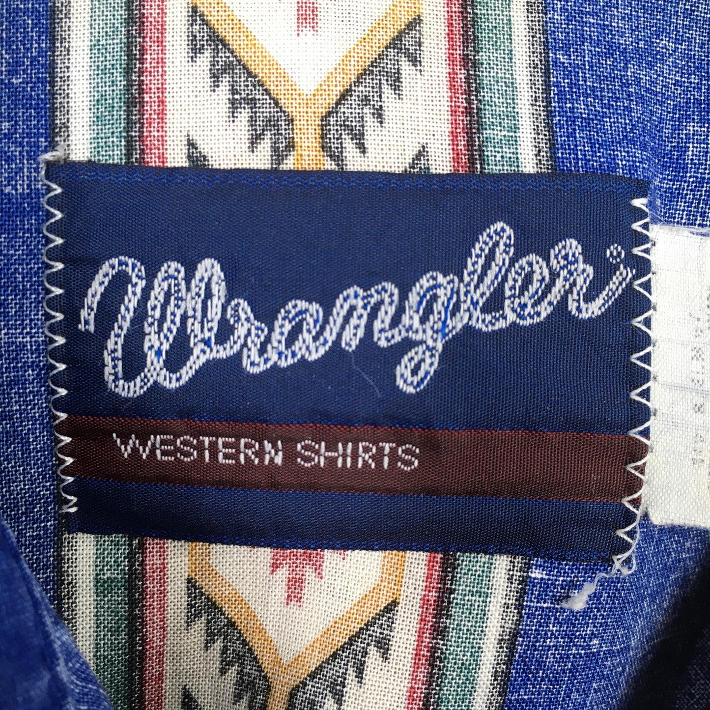 Wrangler Aztec Navajo Western Rodeo Shirt Medium