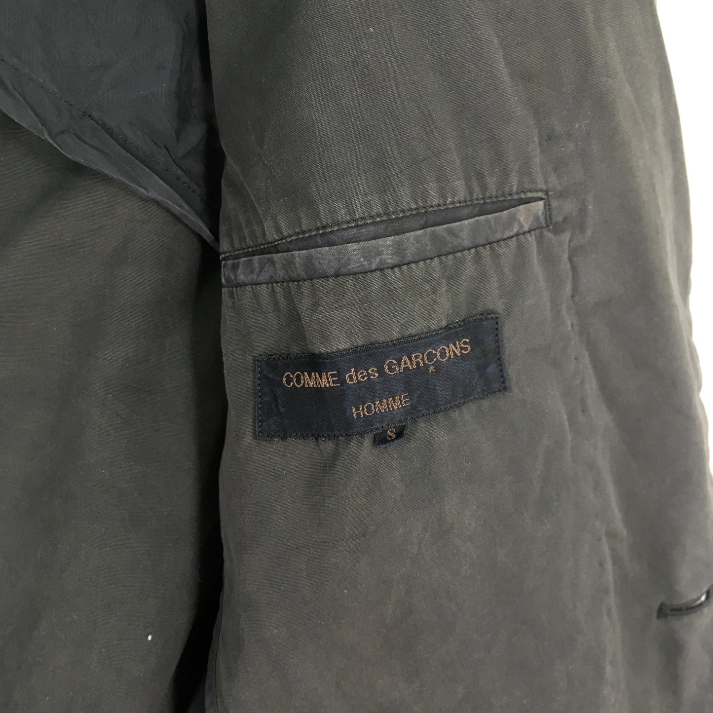 Comme Des Garcons Homme Cotton Coat Blazer Small