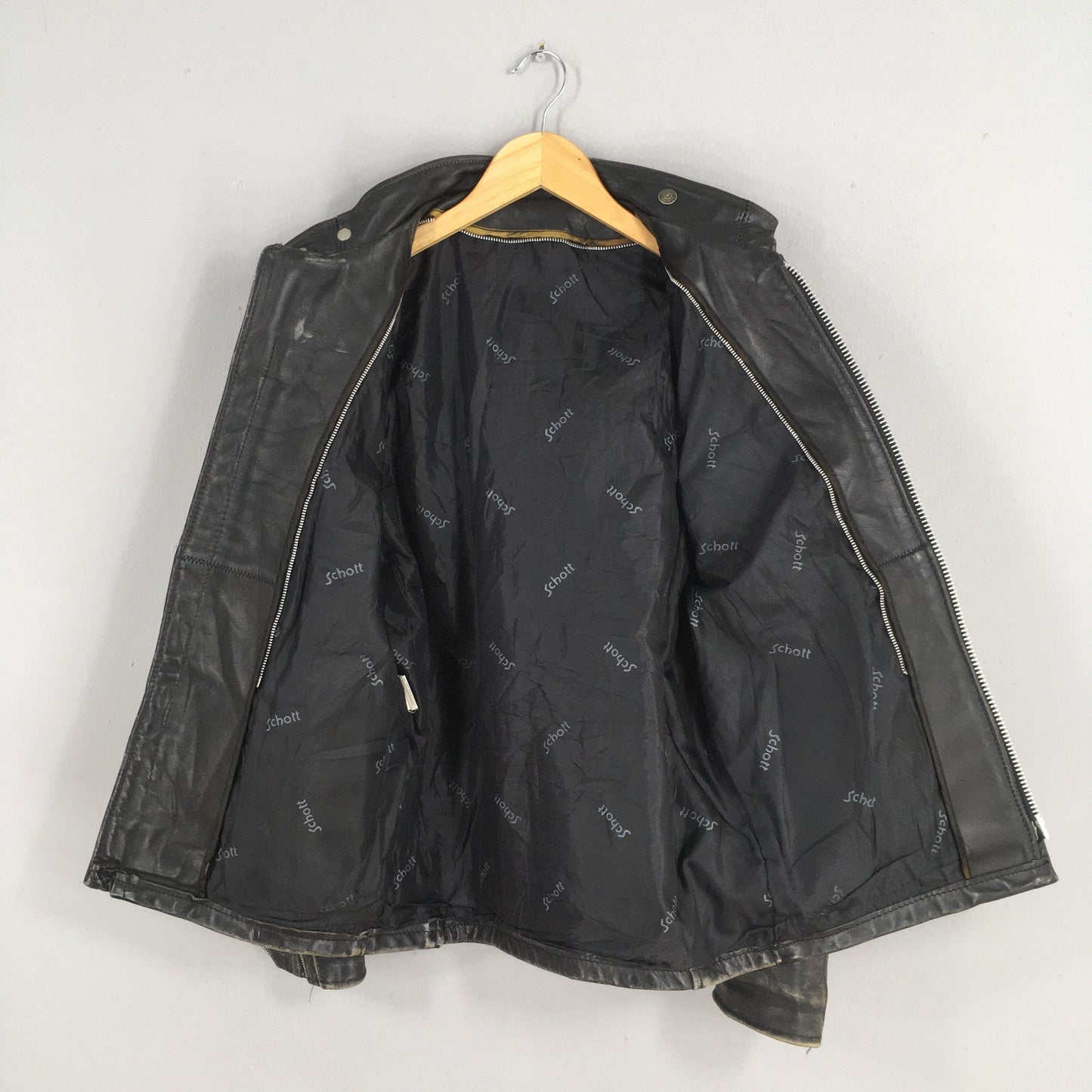 Schott NYC Steerhide Leather Jacket Medium