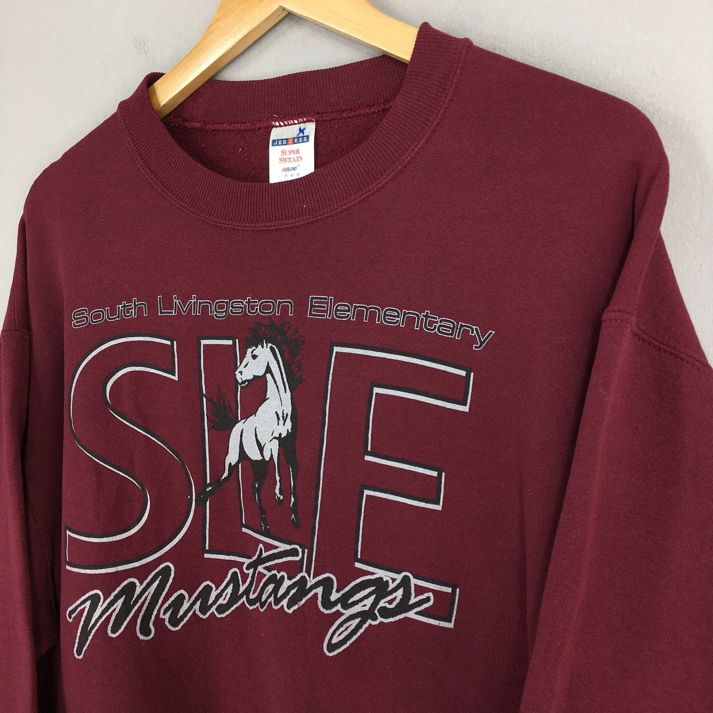 South Livingston Elementary Mustangs Sweatshirt Medium