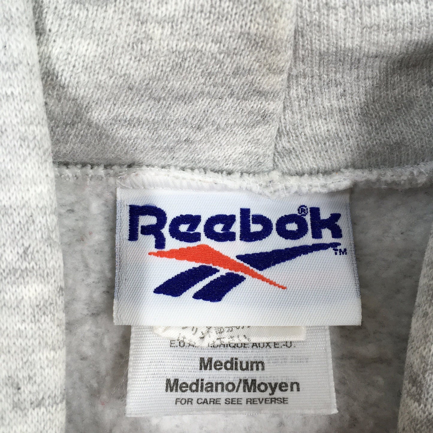 Reebok England Gray Hoodie Medium