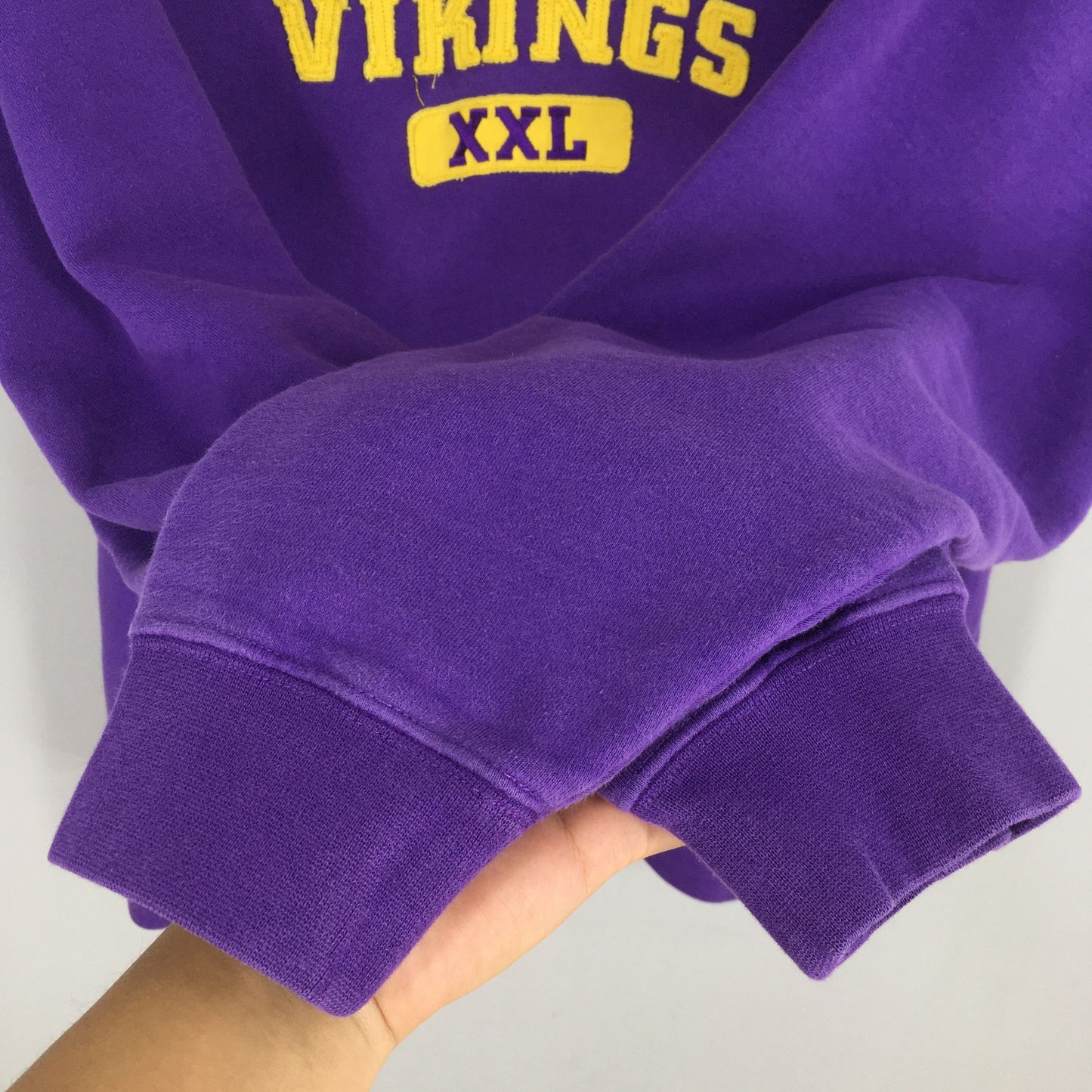 Minnesota Vikings NFL Rugby Purple Crewneck Large