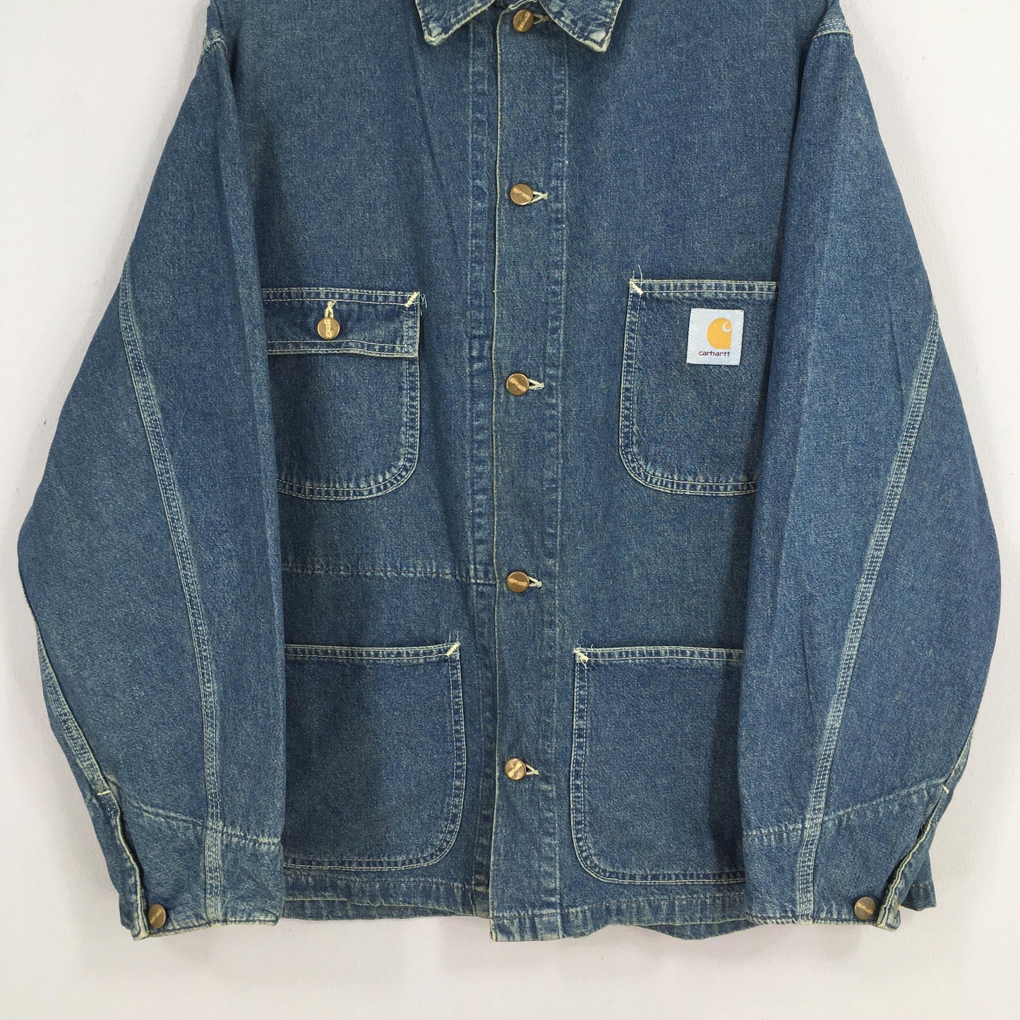 Carhartt Michigan Denim Chore Workers Jacket XLarge