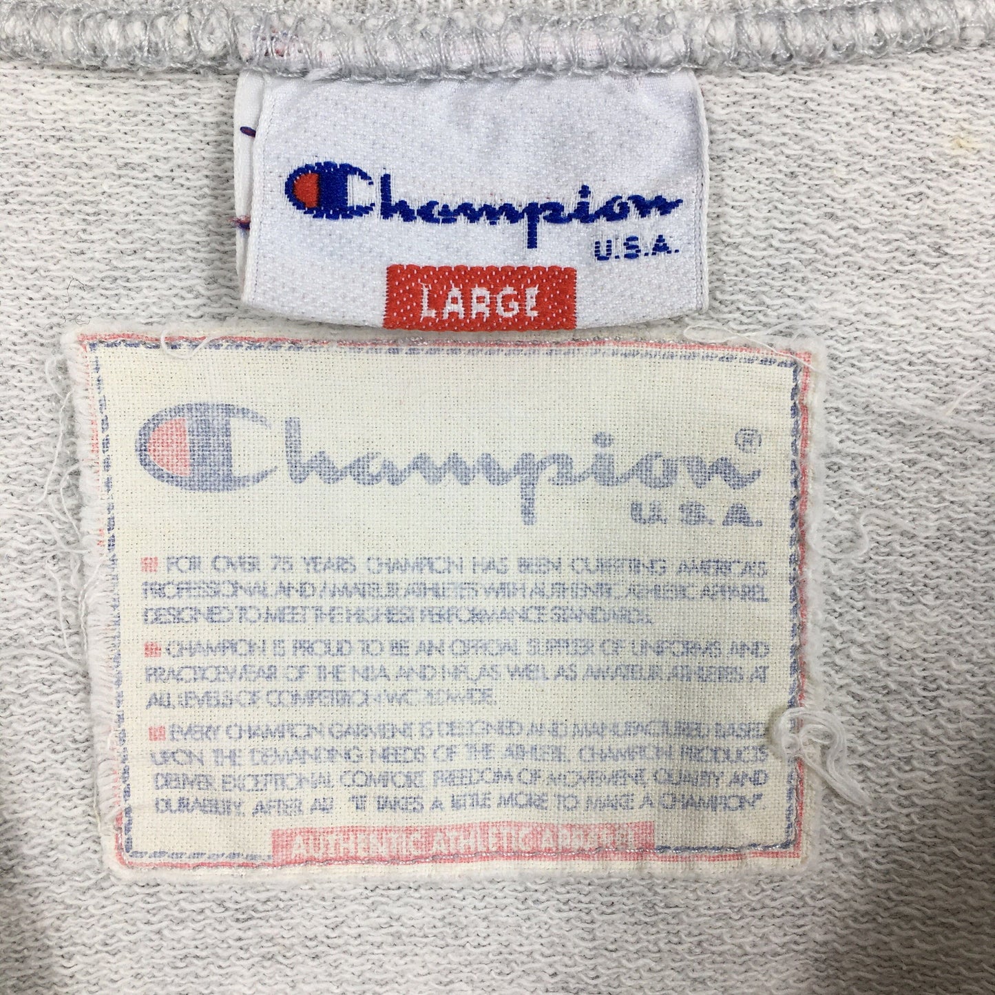 Champion Script Logo Sweatshirt Large