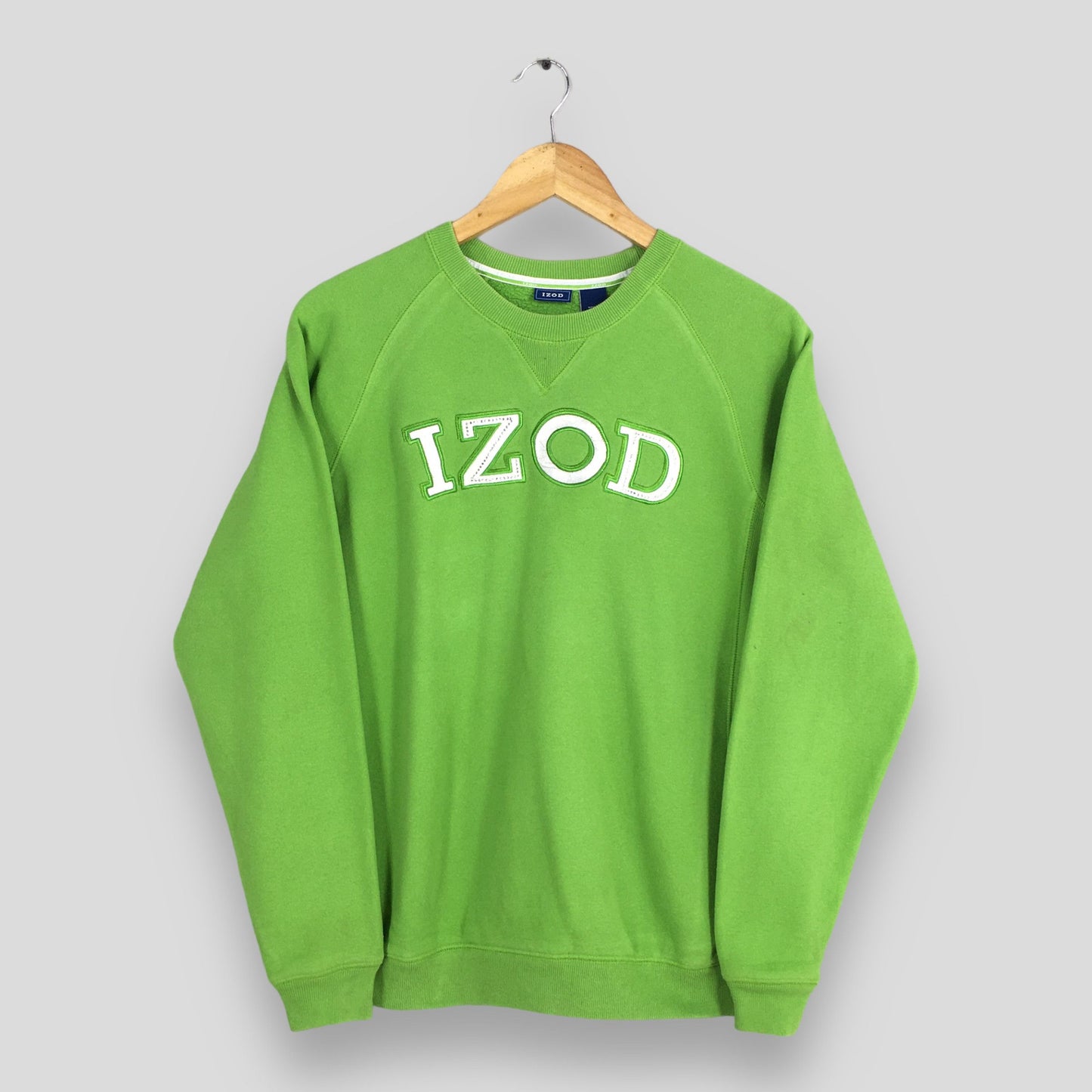 Izod Spell Out Embroidered Sweatshirt Women Small