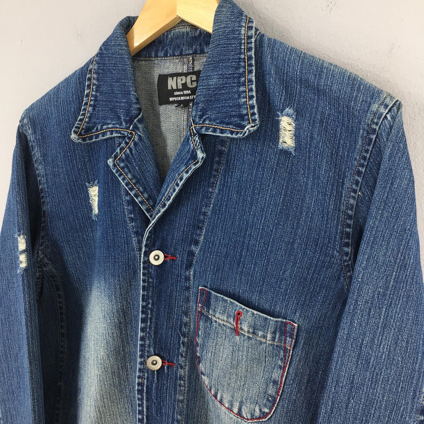 Nepuca Workers Denim Jacket Large