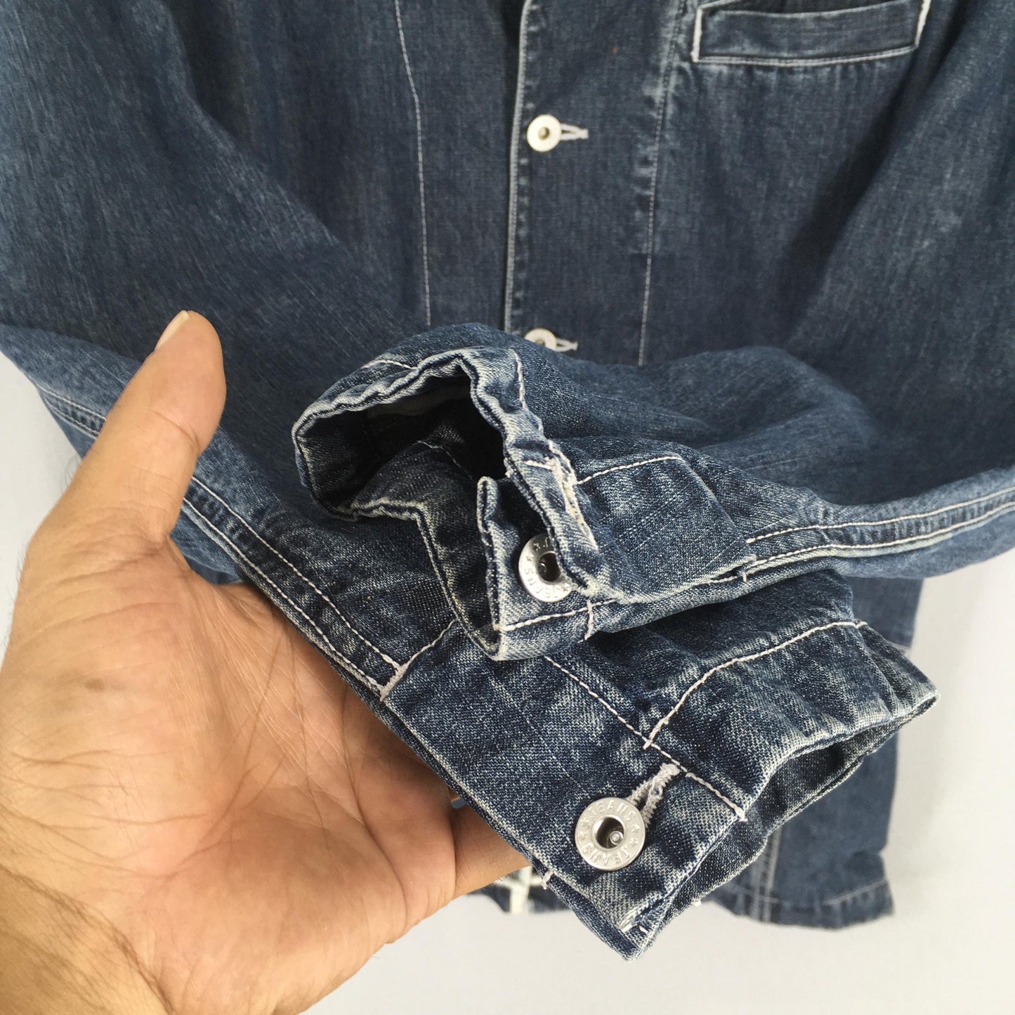 1980s Work Wear Jeans Chore Labour Jacket Medium