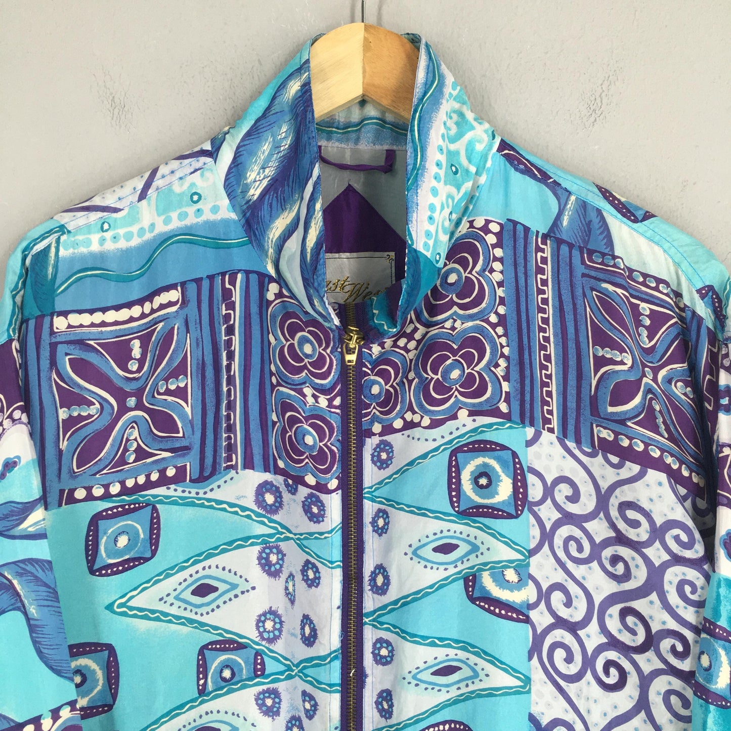 90's Royalty Baroque Silk Jacket Small