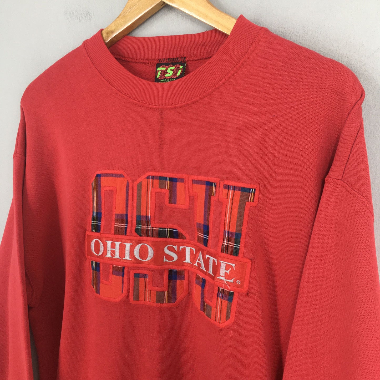 Ohio State University OSU Red Sweater Large