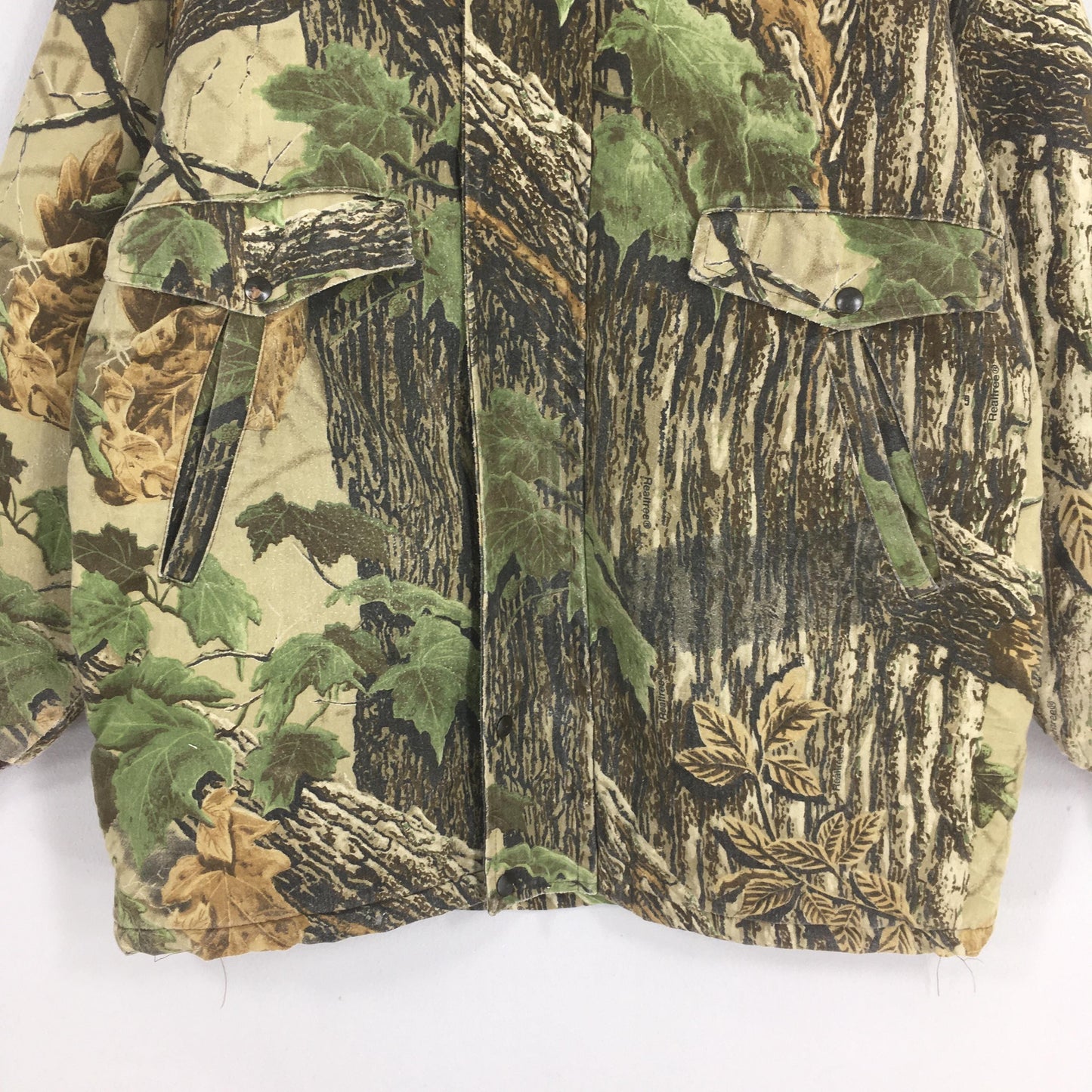 Classic Real Tree Camo Zipper Jacket Large