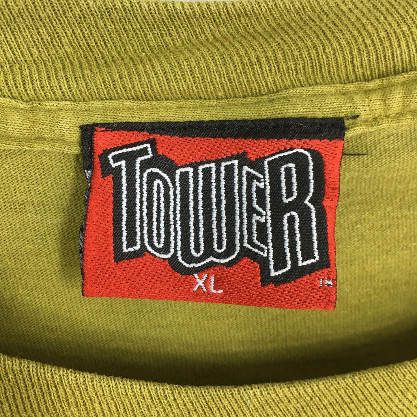 Tower Records Green Tshirt XLarge