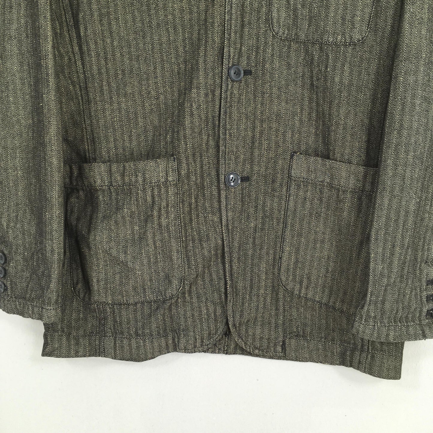 Persons Jeans Herringbone Denim Workwear Jacket Medium