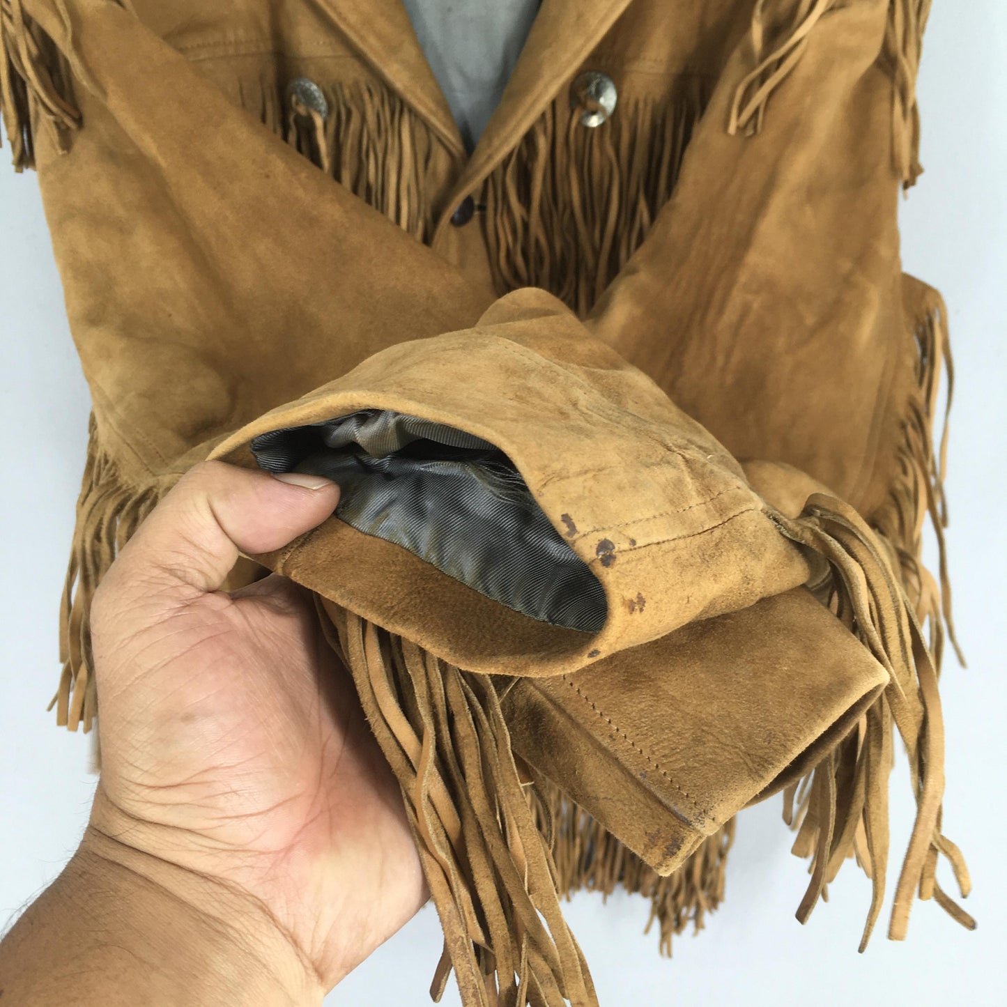 1960's Sears Roebuck Fringe Jacket Medium