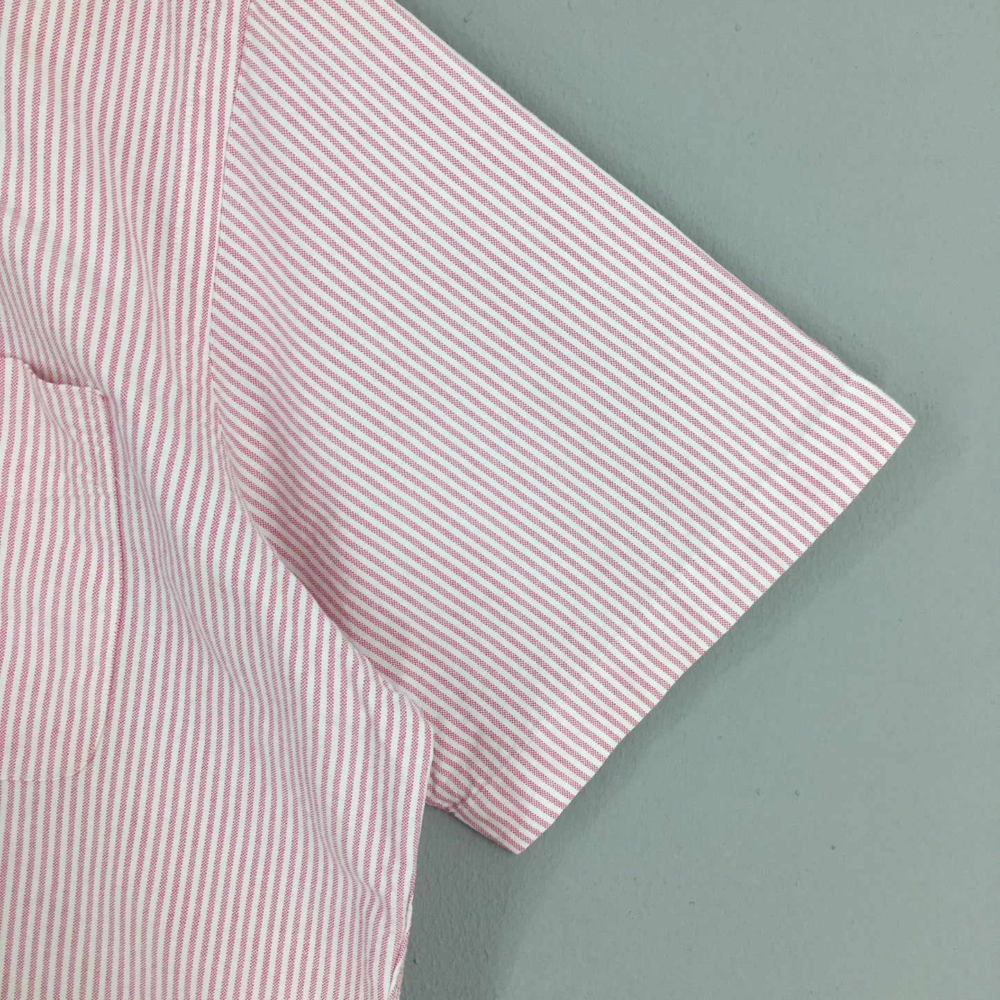 Polo Ralph Lauren Vertical Pink/White Striped Shirt Large