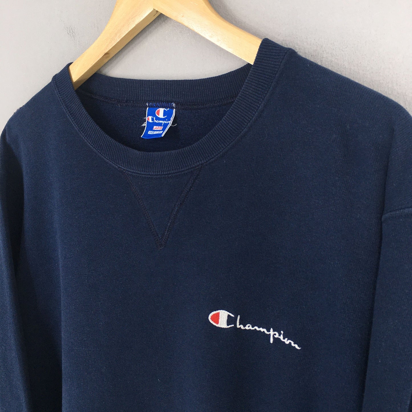 Champion Sportswear Blue Sweatshirt Large