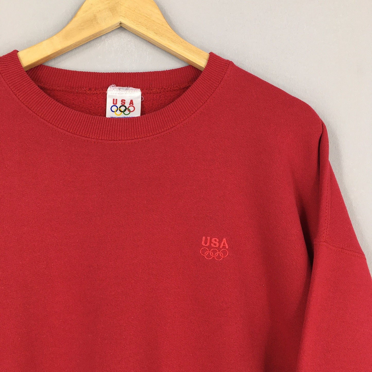 JcPenney Olympics Usa Red Plain Sweatshirt XL