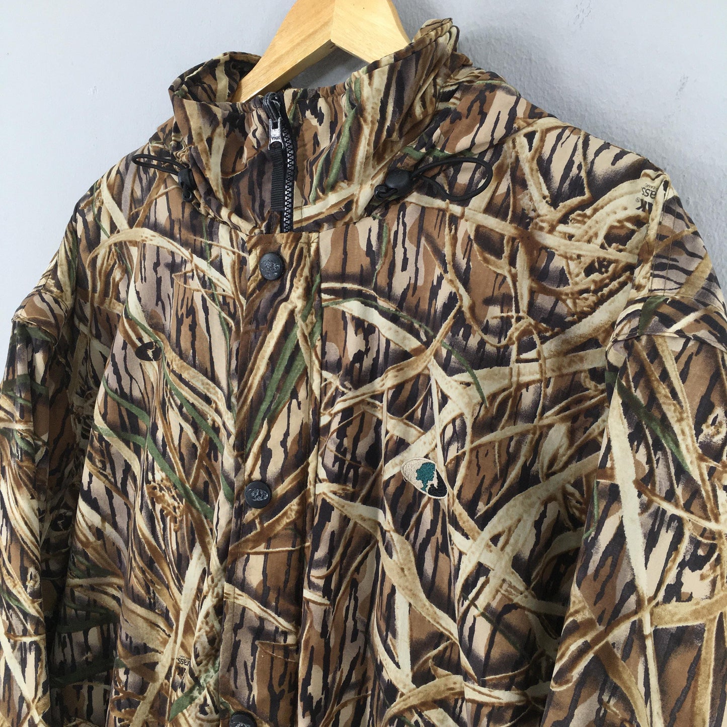 Mossy Oak Tree Camo Hoodie Zipper Jacket 2XLarge