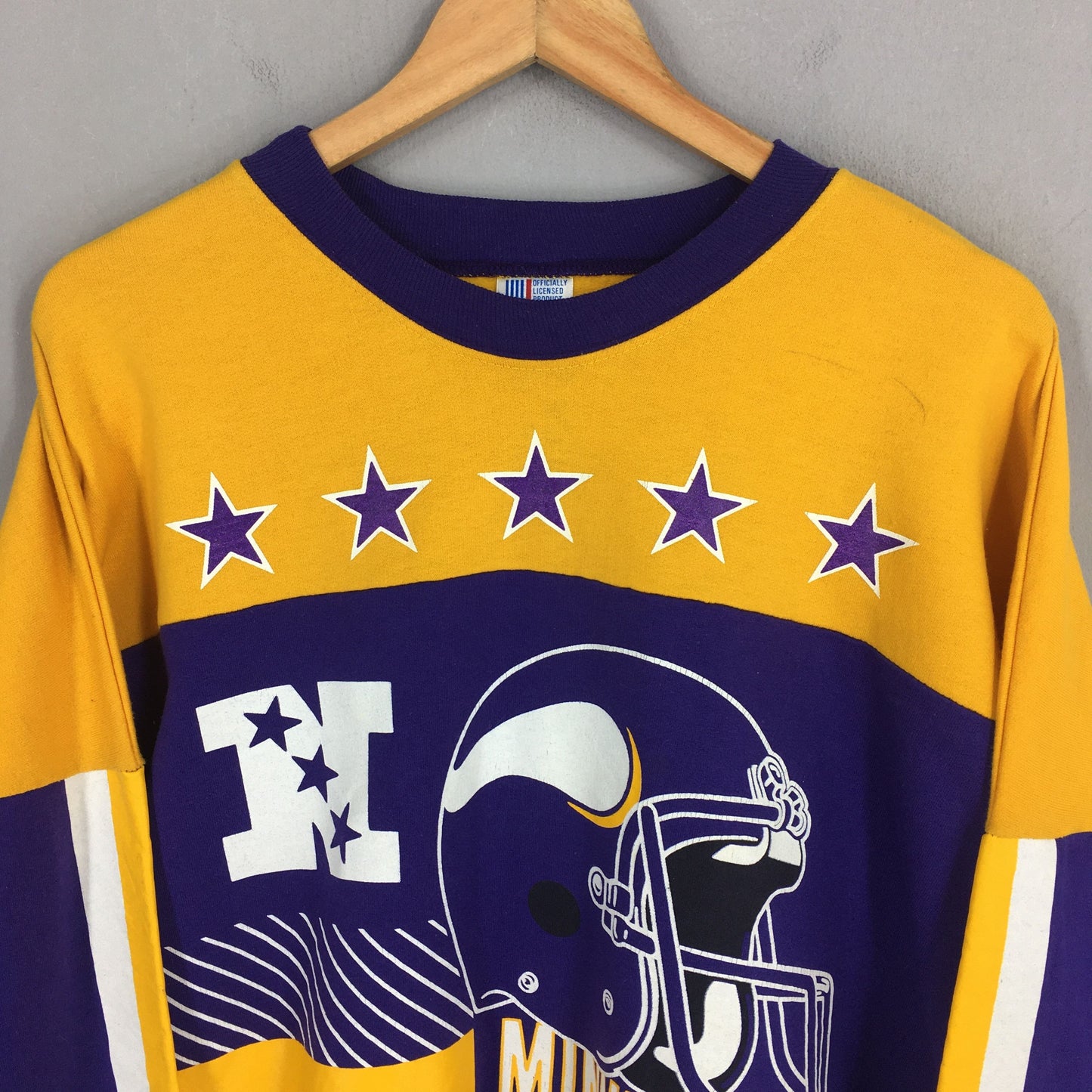 Minnesota Vikings NFL Rugby Sweatshirt Large