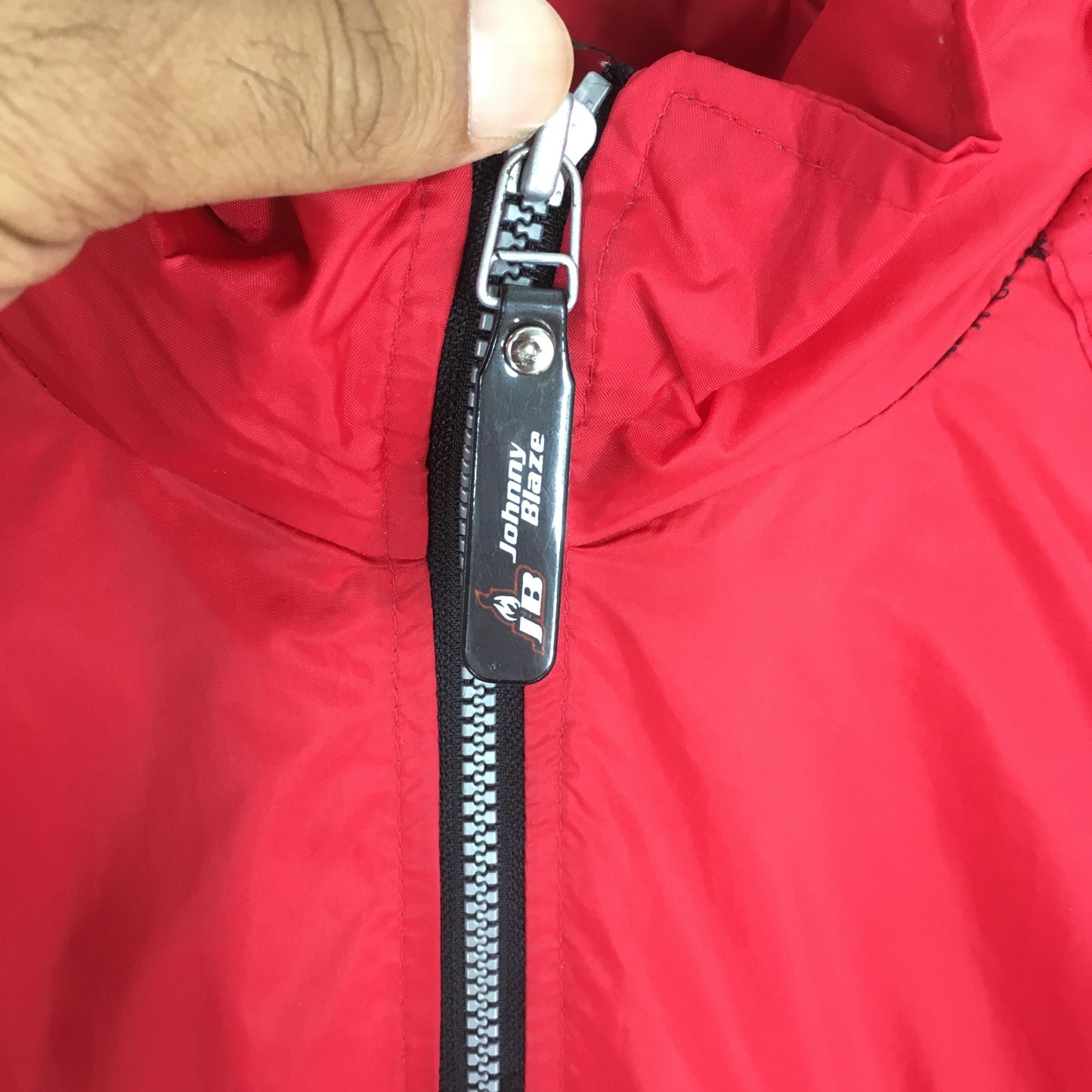 Johnny Blaze Windbreaker Hoodie Large