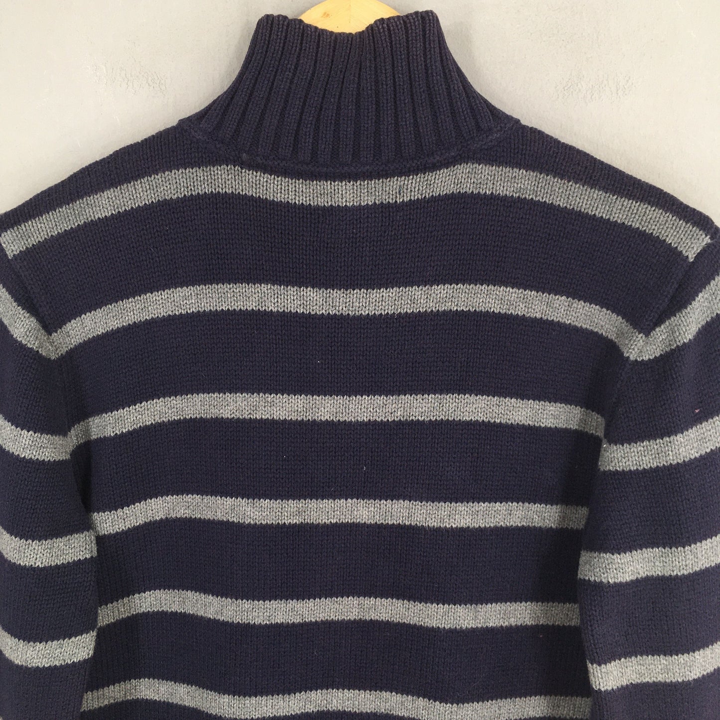 Polo Ralph Lauren Zipper Striped Sweatshirt Small