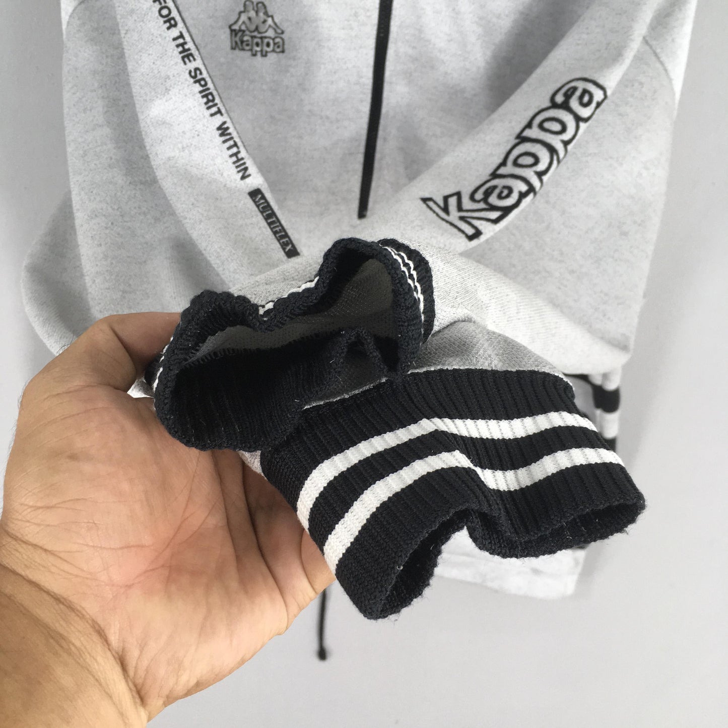 90s Kappa Sport White Track Top Jacket XLarge