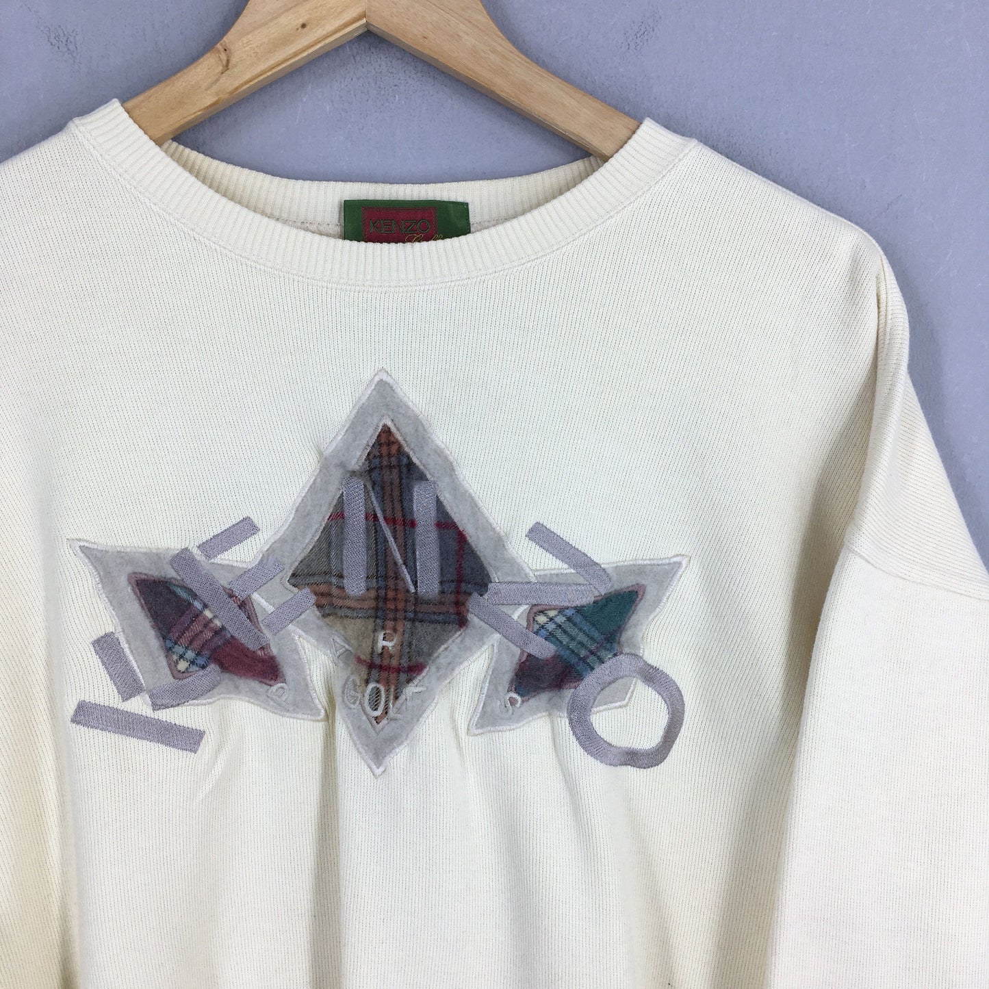 Kenzo Golf White Cream Sweater Medium