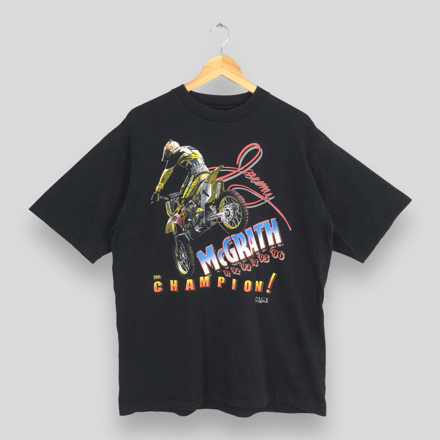 Jeremy McGrath Motocross Black Tshirt Large