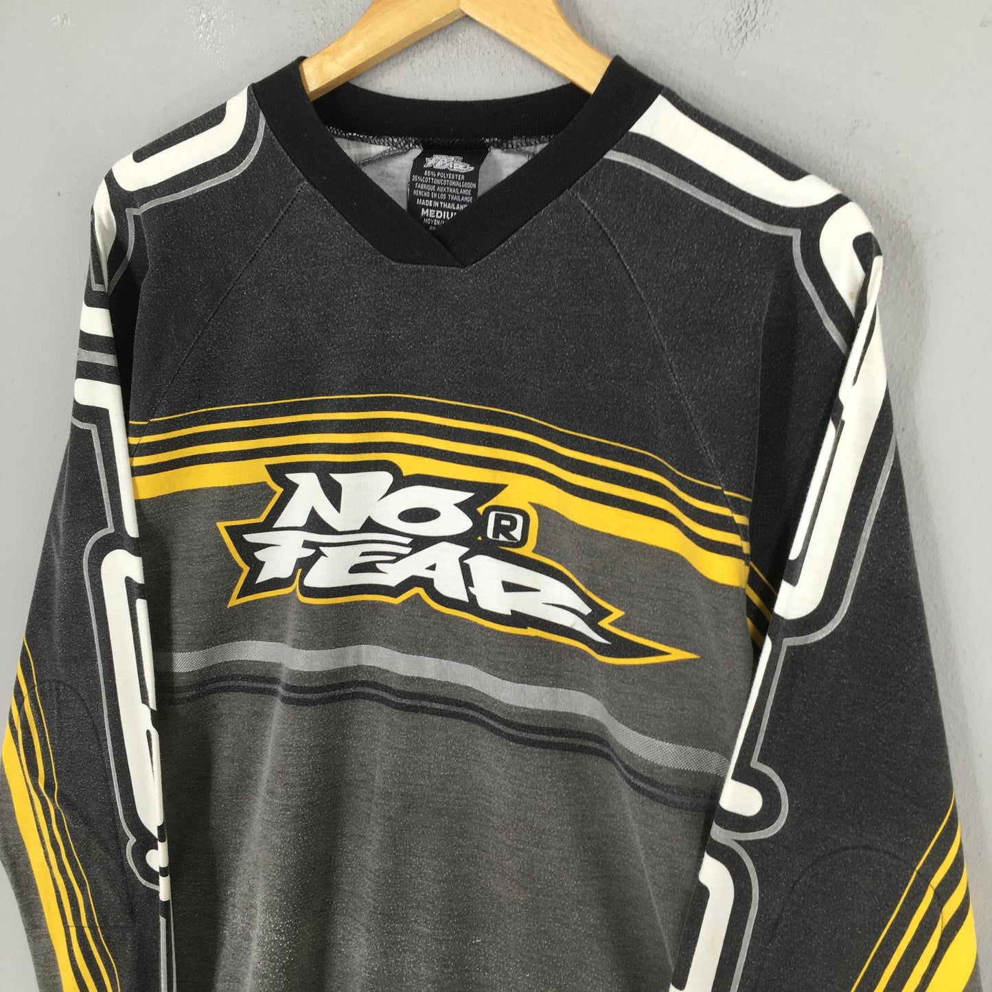No Fear Racing Sport Team Multicolor Motocross Tshirt Medium