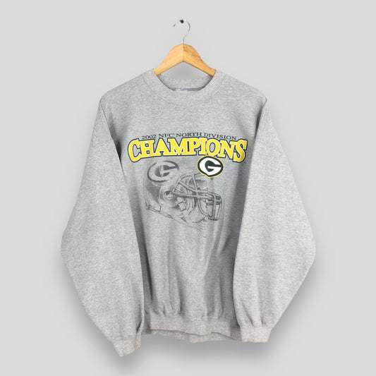 Green Bay Packers NFL Gray Sweatshirt 2XLarge