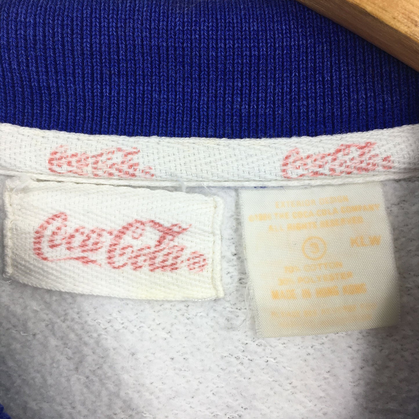 Coca Cola Collar Sweatshirt Medium