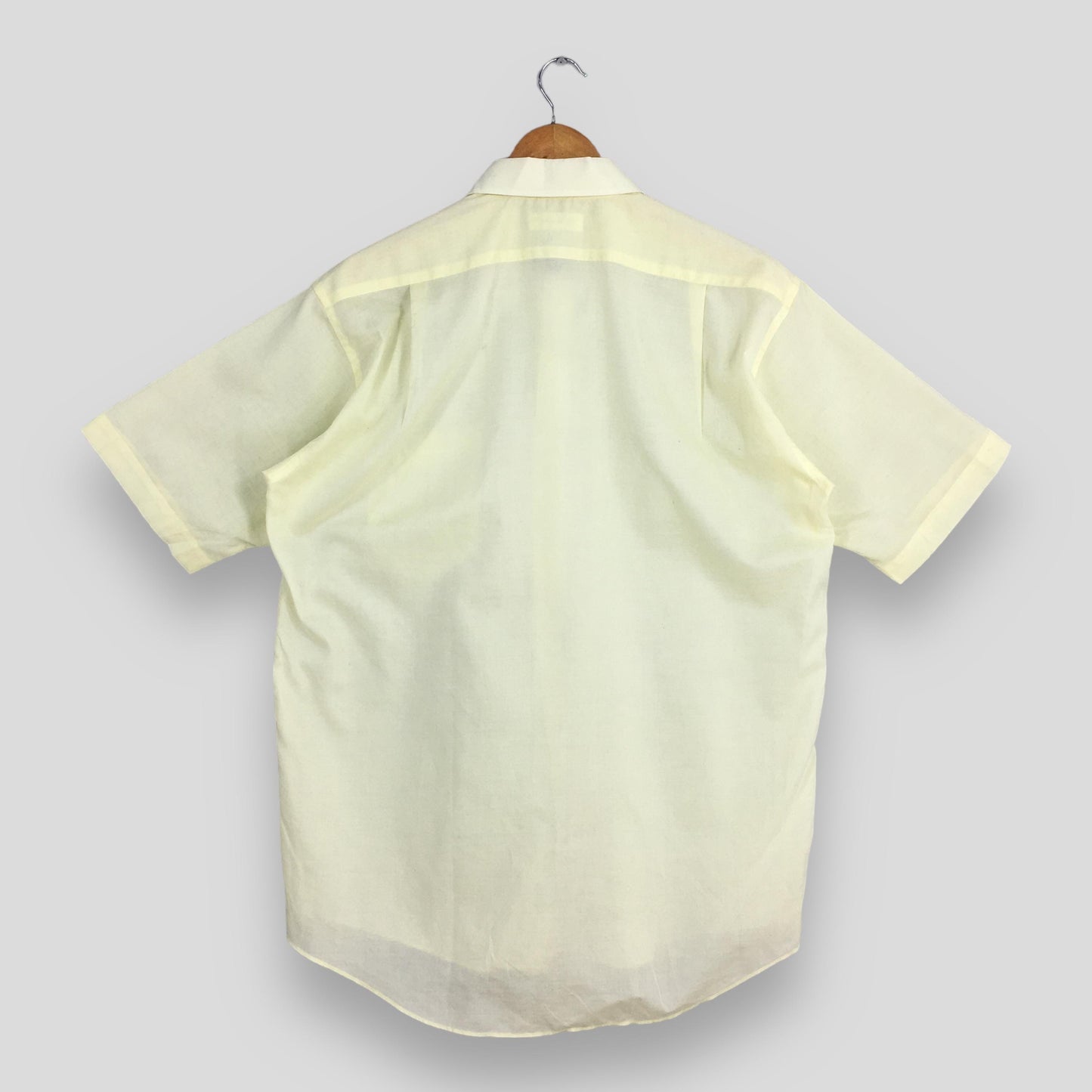 Issey Miyake Yellow Plain Shirt Large