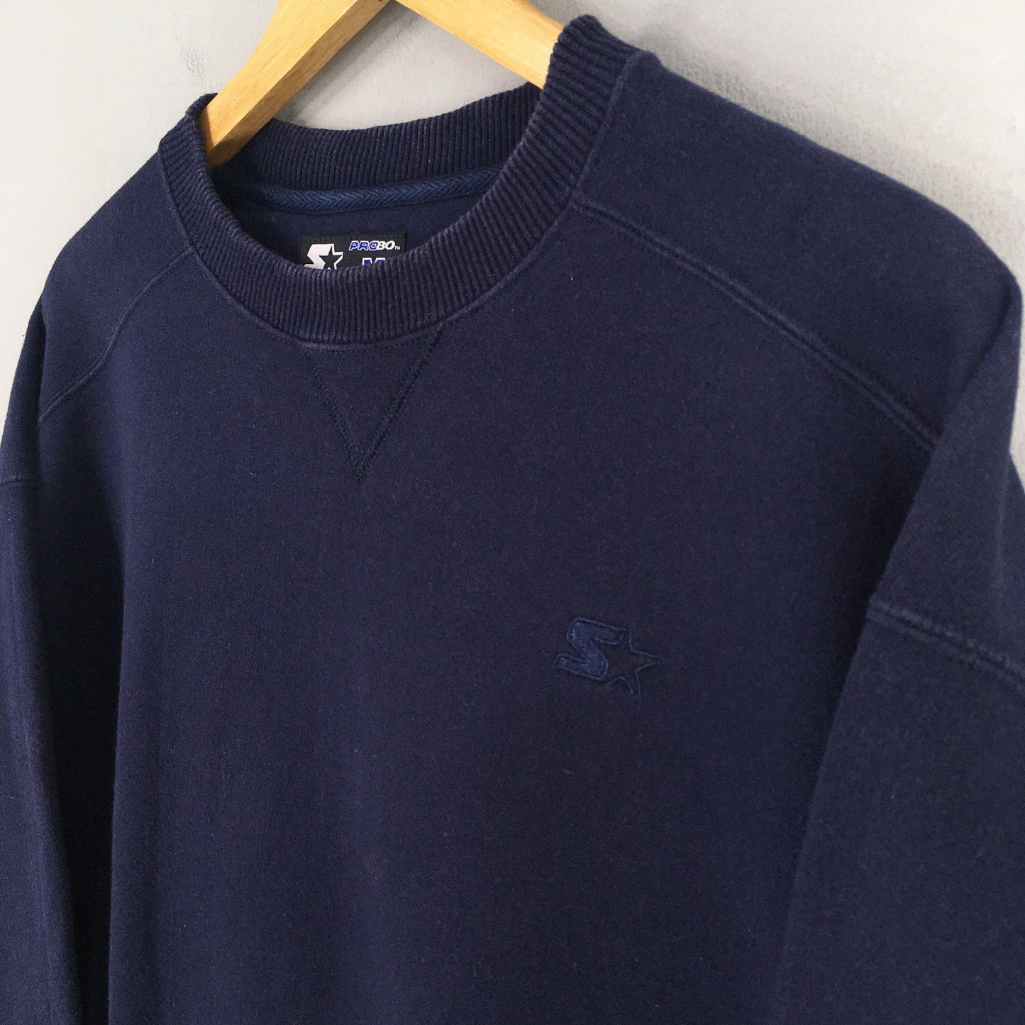 Starter Plain Blue Sweatshirt Medium