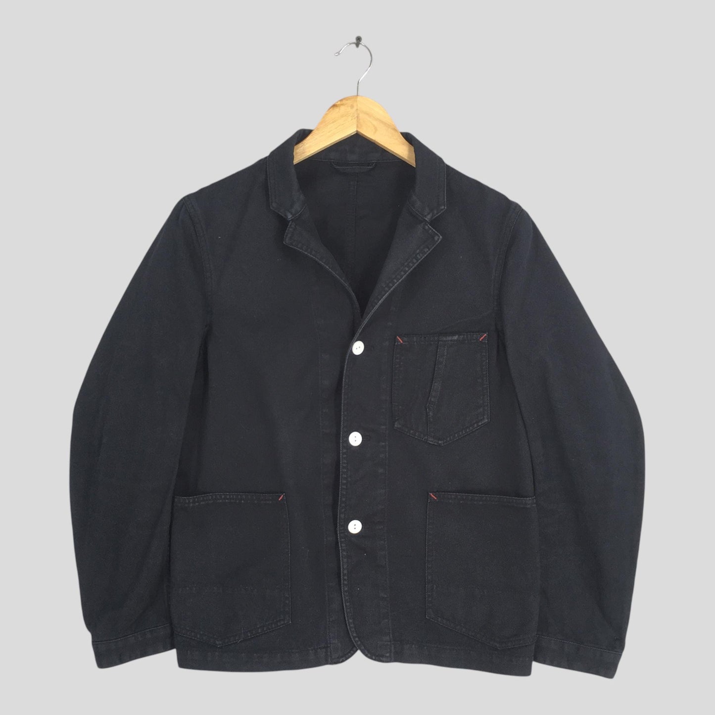 Ships Japan Black Workers Jacket Small
