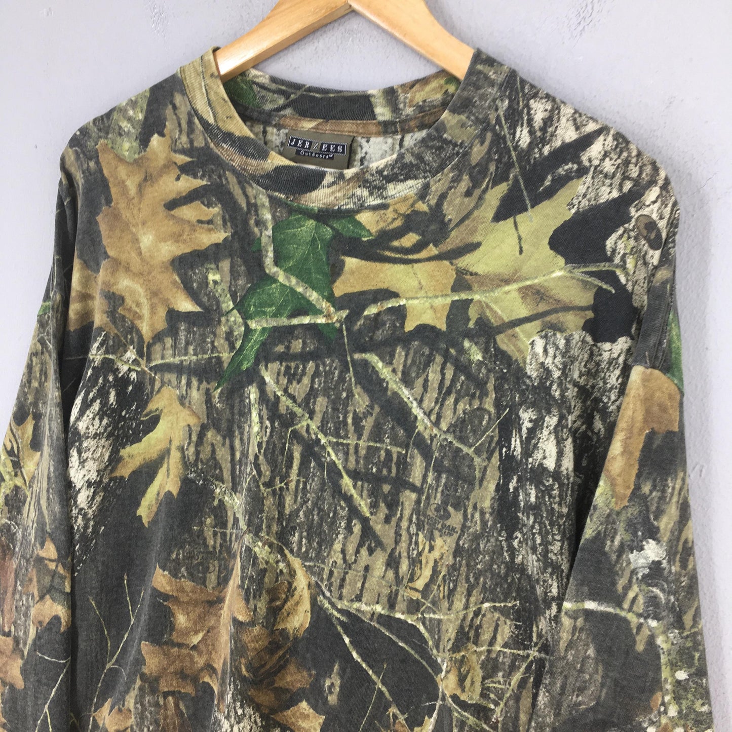 90s Mossy Oak Tree Camo Long sleeve Tshirt XLarge
