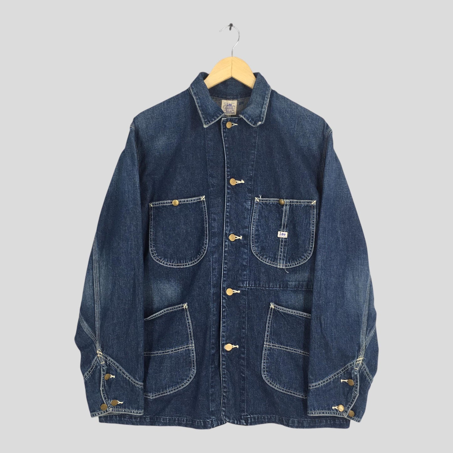 Lee Sanforized Denim Worker Jacket Medium