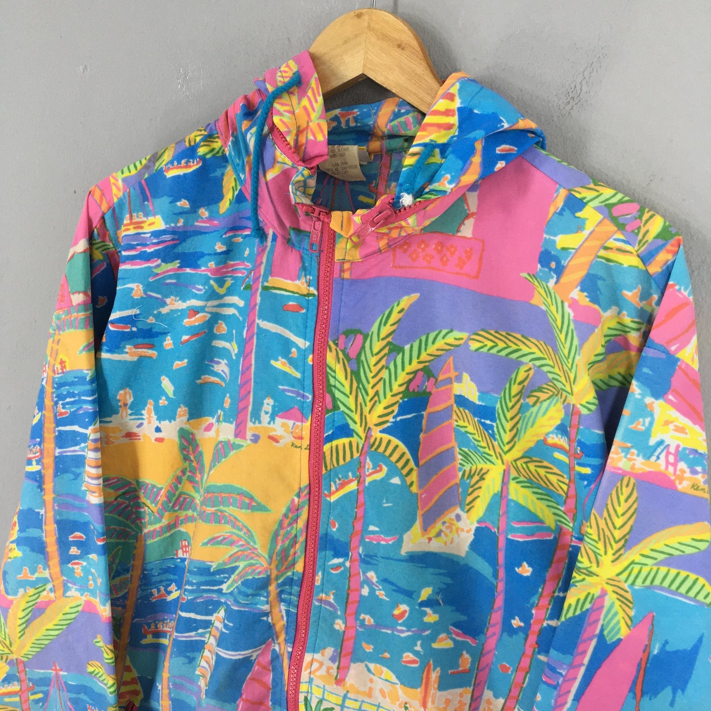Ken Done Australia Beach Pop Art Jacket Medium