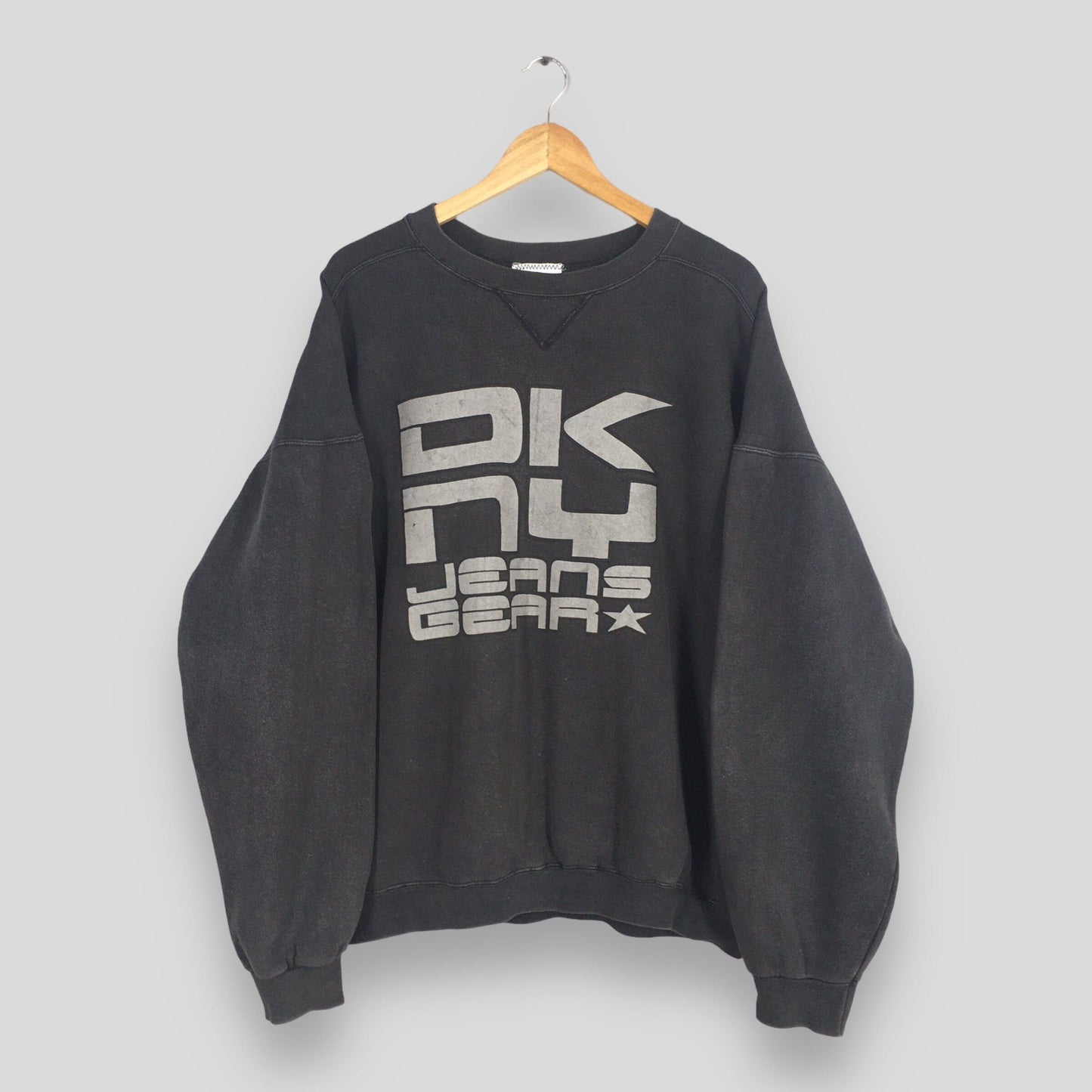 Dkny Jeans Black Sweatshirt XLarge