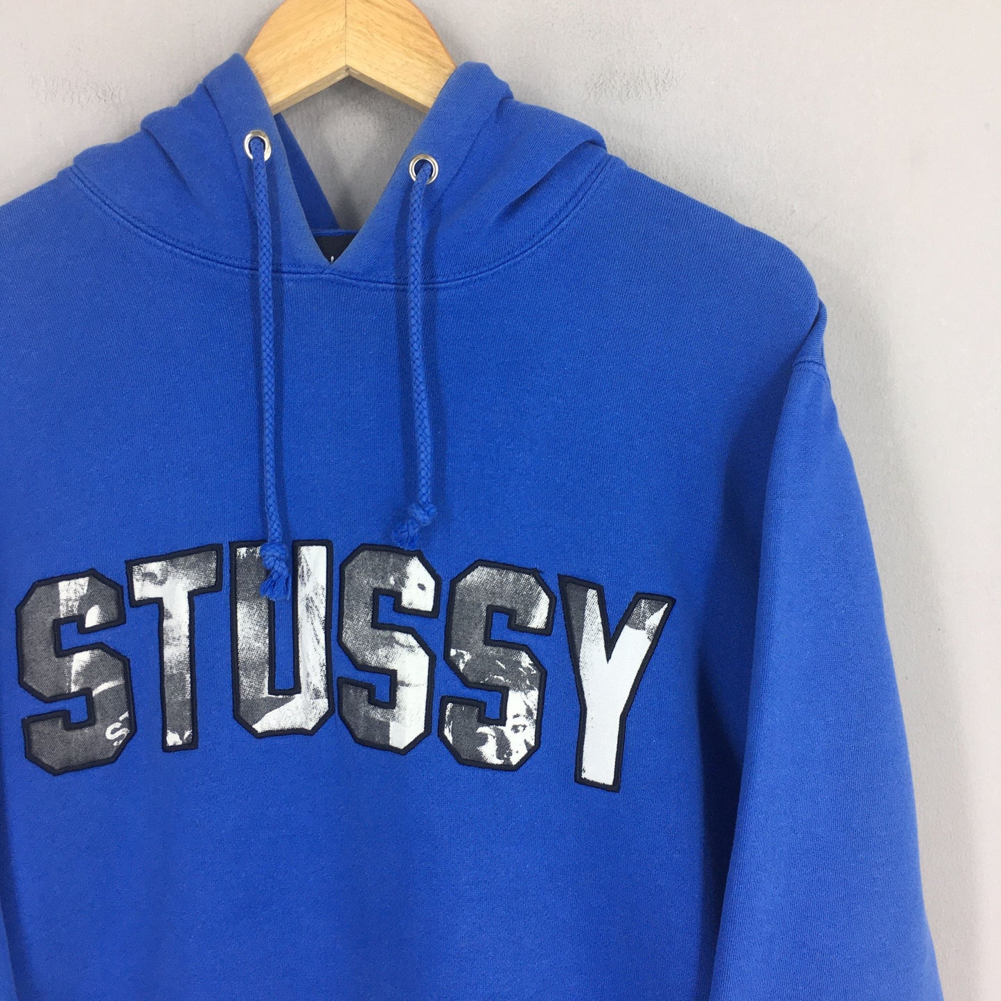 Stussy Logo Hoodie Sweatshirt Large