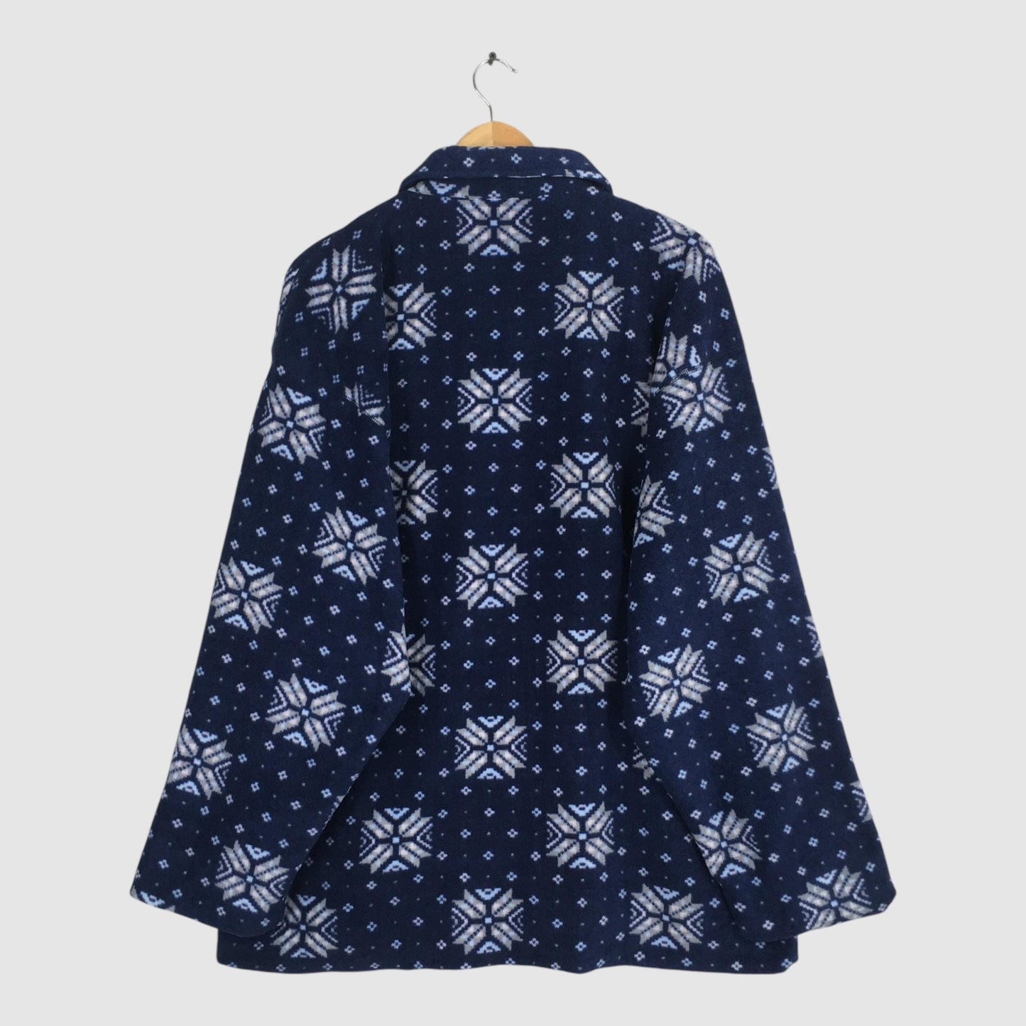 United Colors Of Benetton Blue Fleece Jacket XLarge