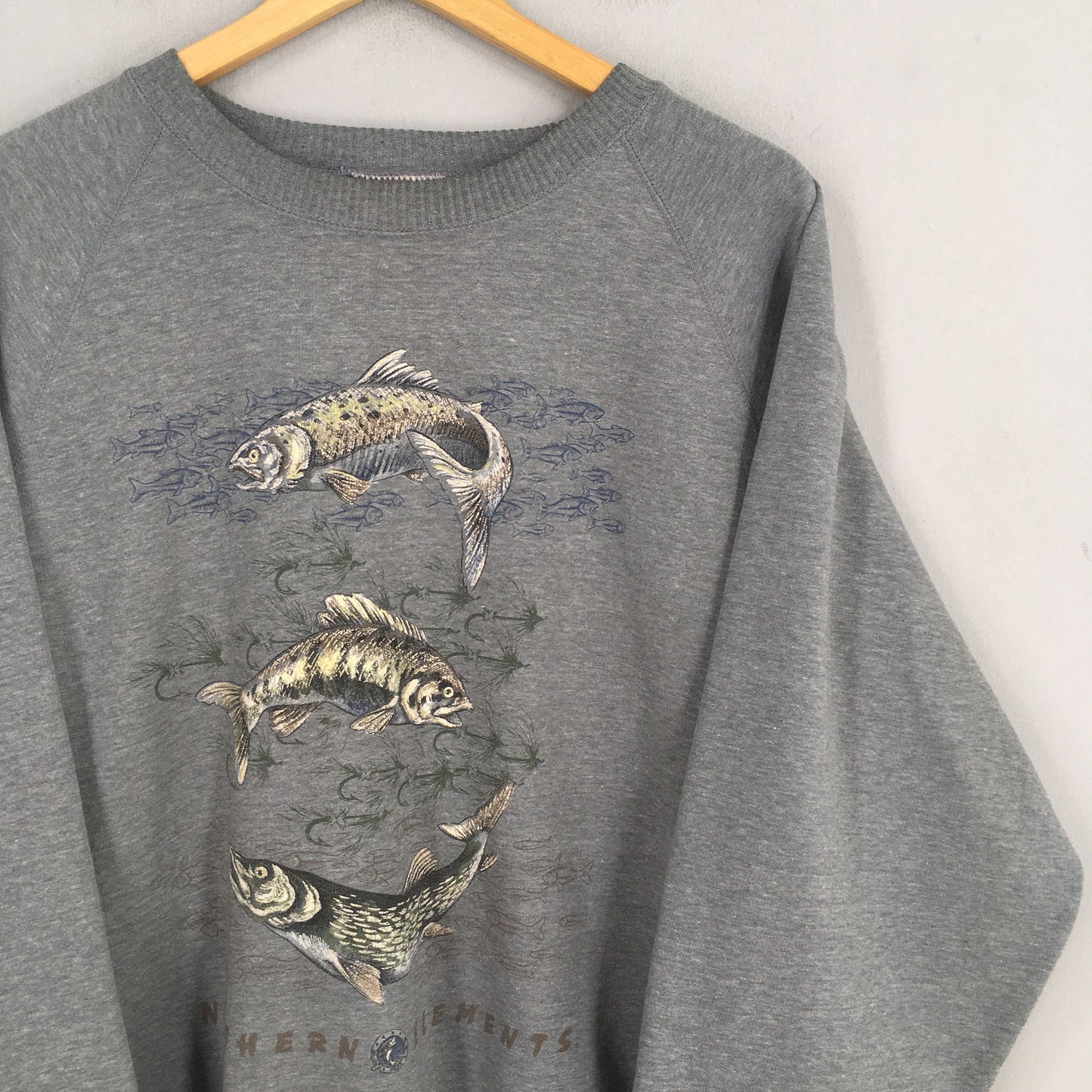 Grouper Fishing Fisherman Sweatshirt XLarge