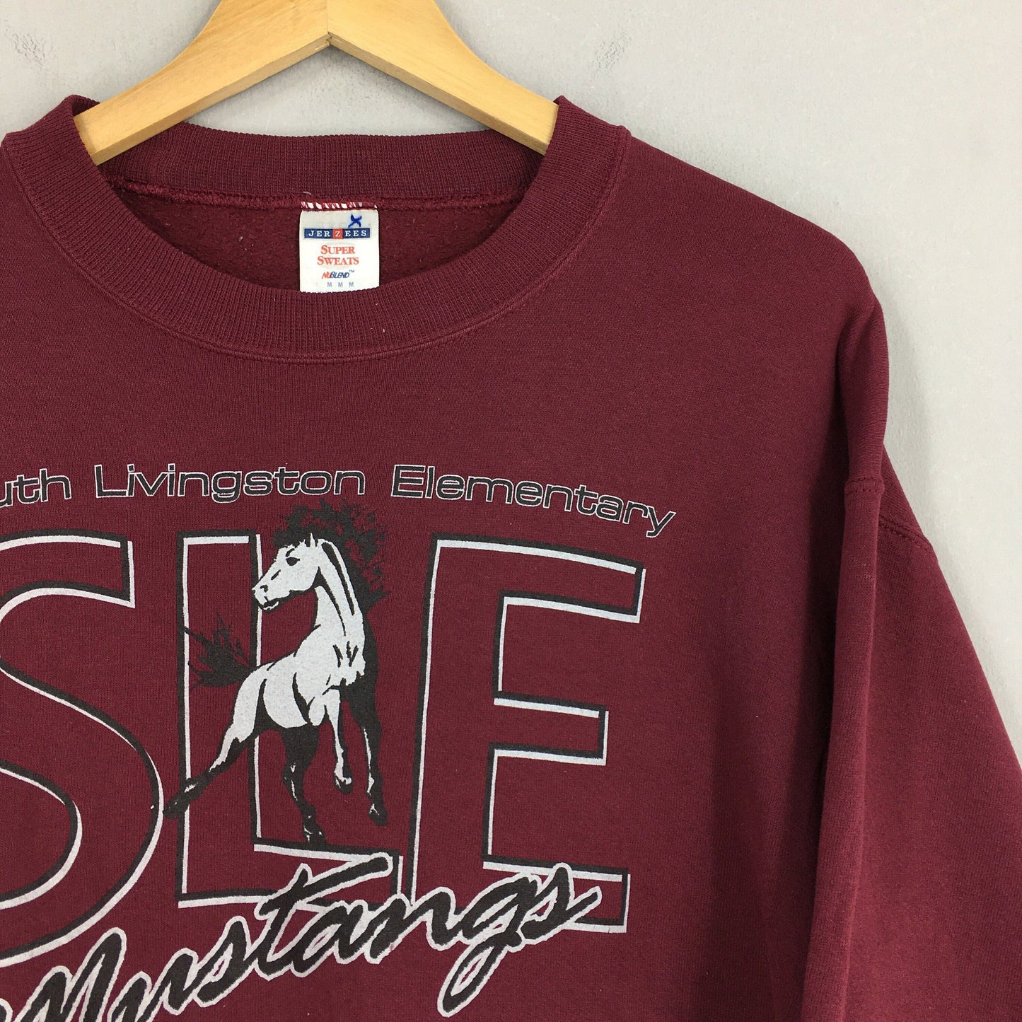 South Livingston Elementary Mustangs Sweatshirt Medium